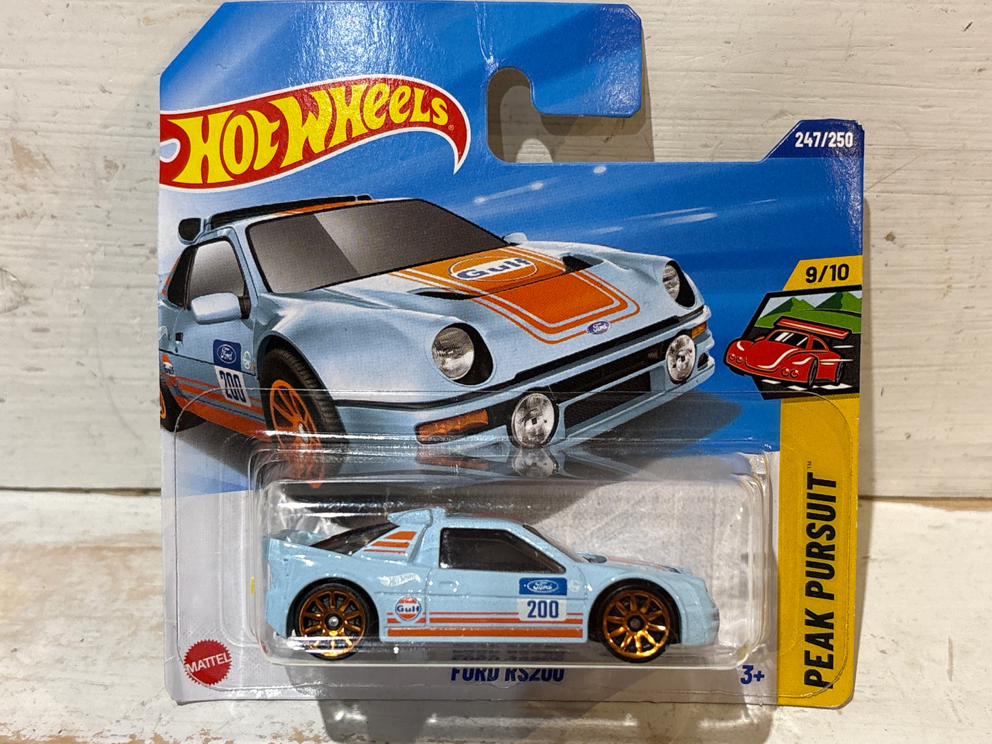 Hot Wheels - Ford RS200 - Peak Pursuit - Blue