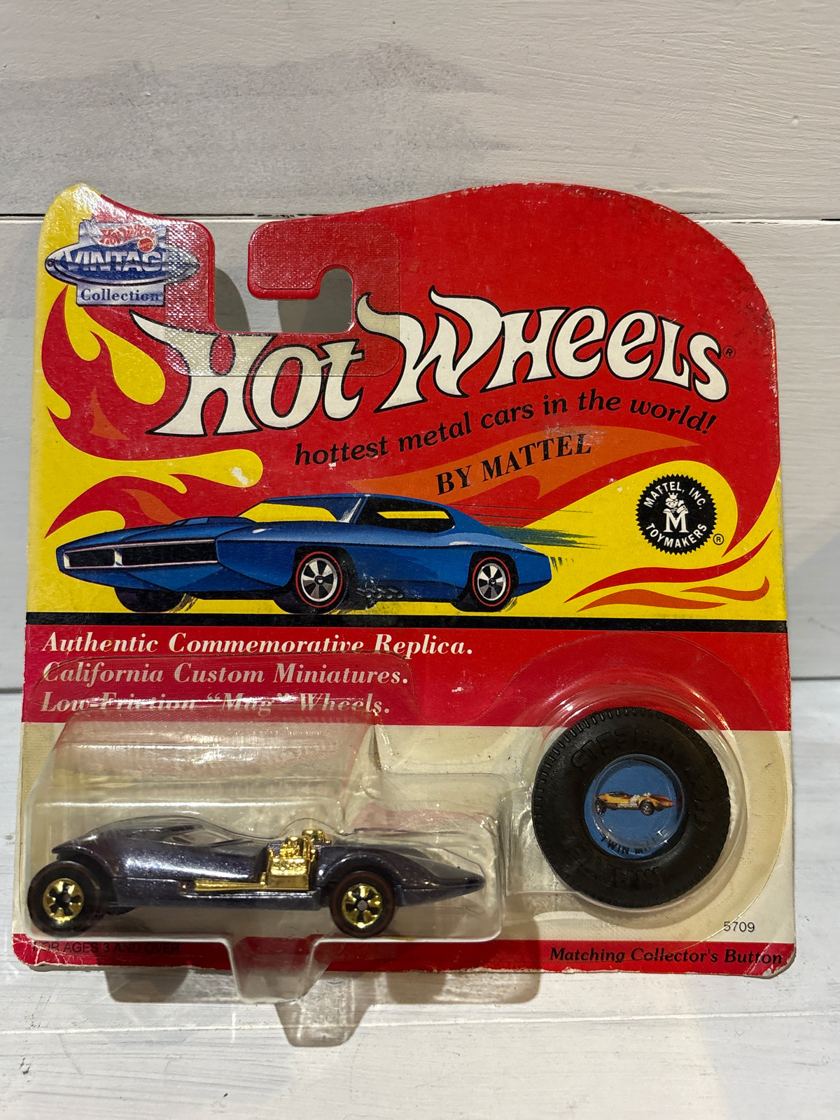Hot Wheels Preproduction - Twin Mill - Never released on this card in this colour.