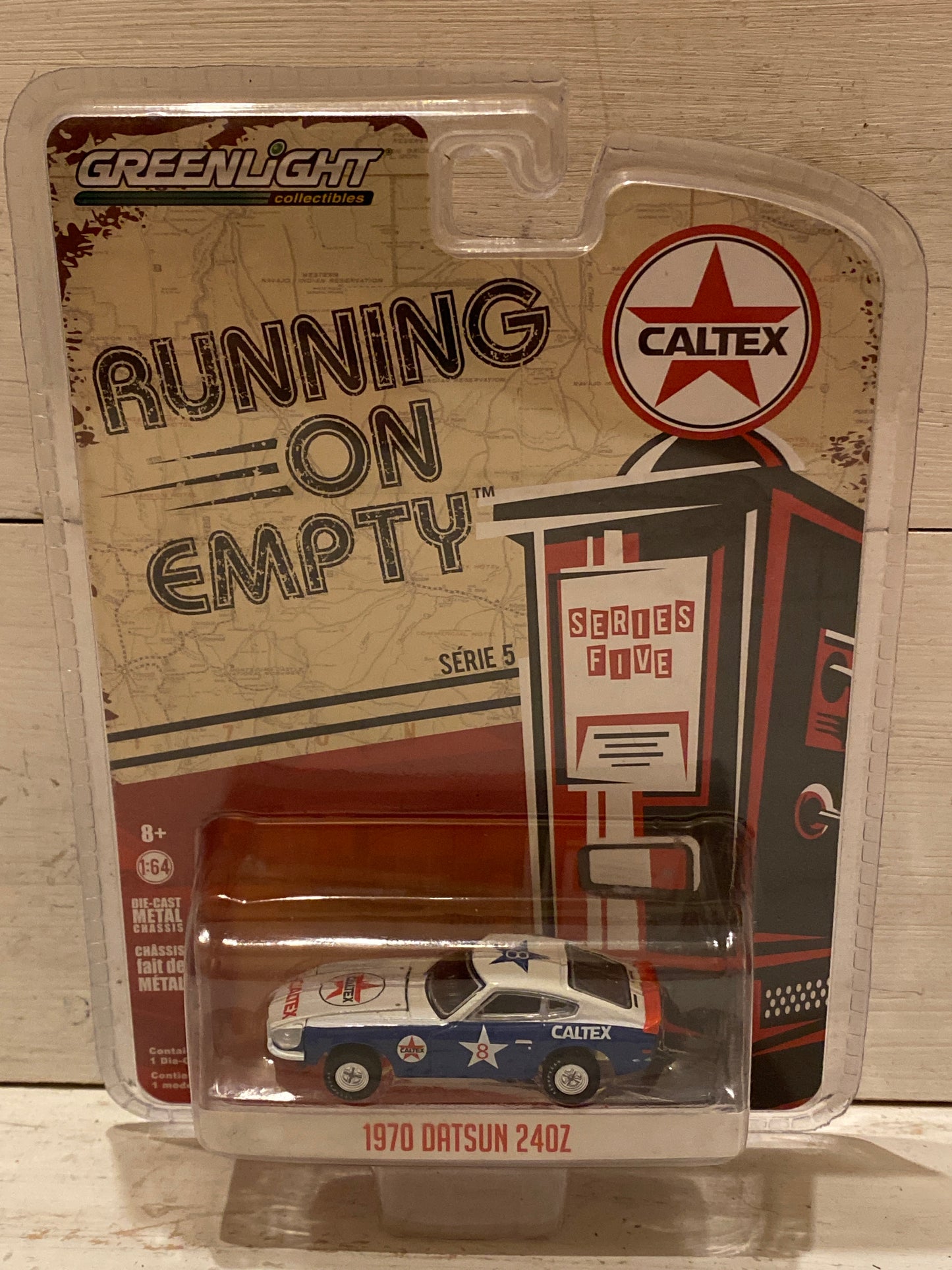 Greenlight Collectibles Running on Empty Series 5 - Caltex 1970 Datsun 240Z