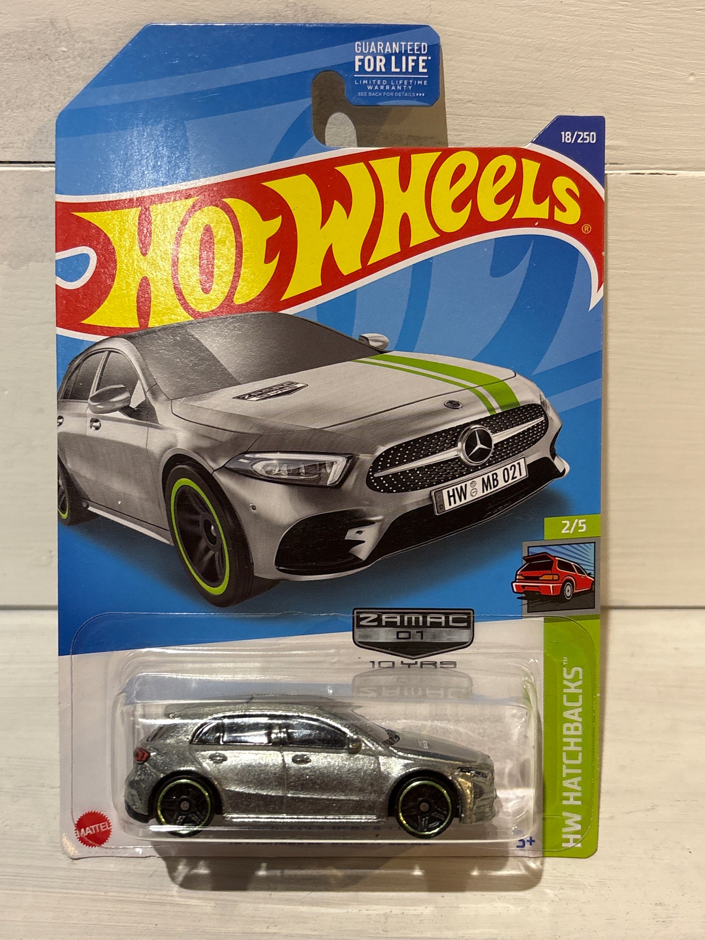 Hot Wheels - Mercedes Benz A-Class - HW Hatchbacks - ZAMAC