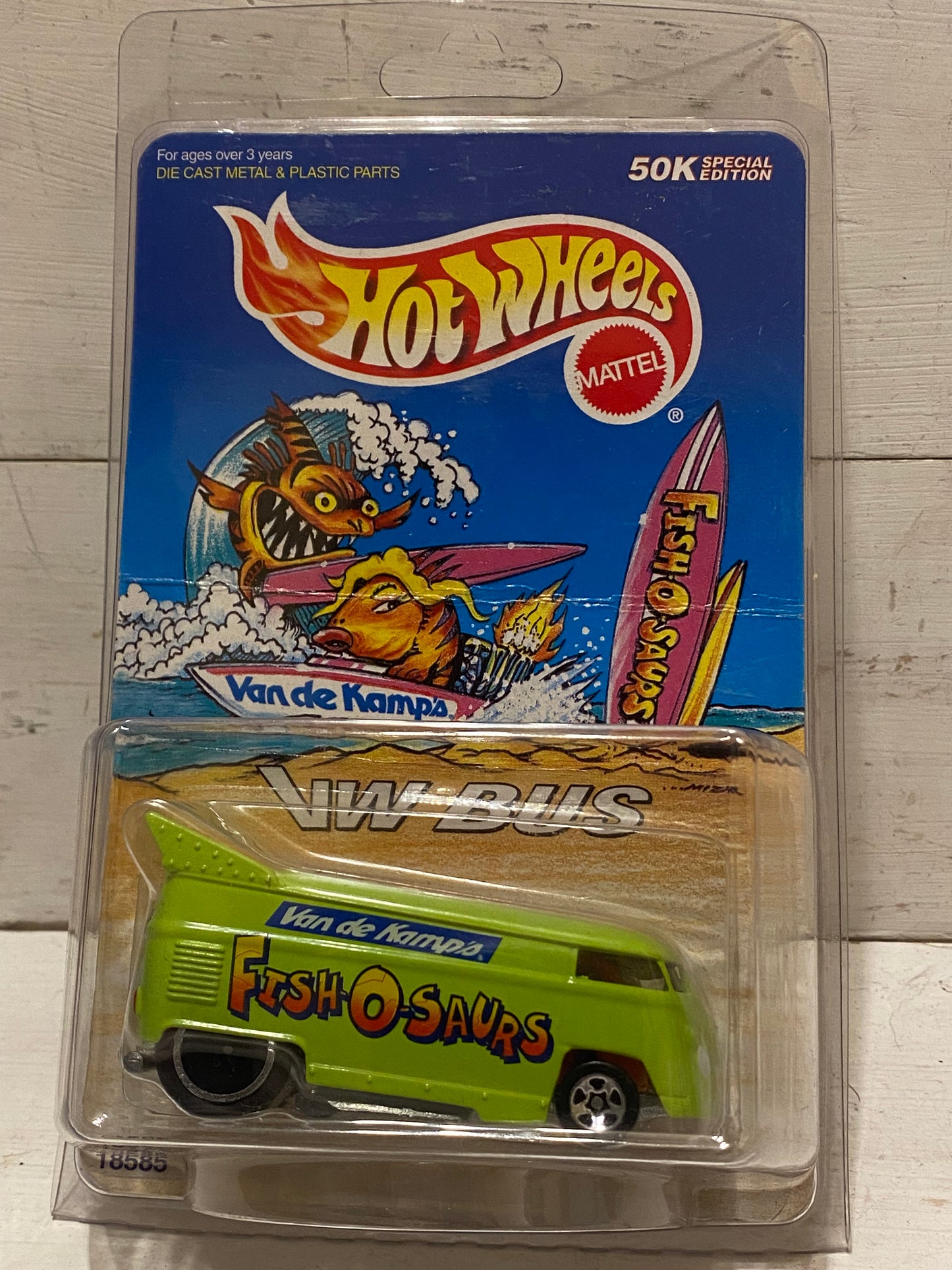 Hot Wheels VW Drag Bus - Van de Kamp’s Fish-O-Saurs