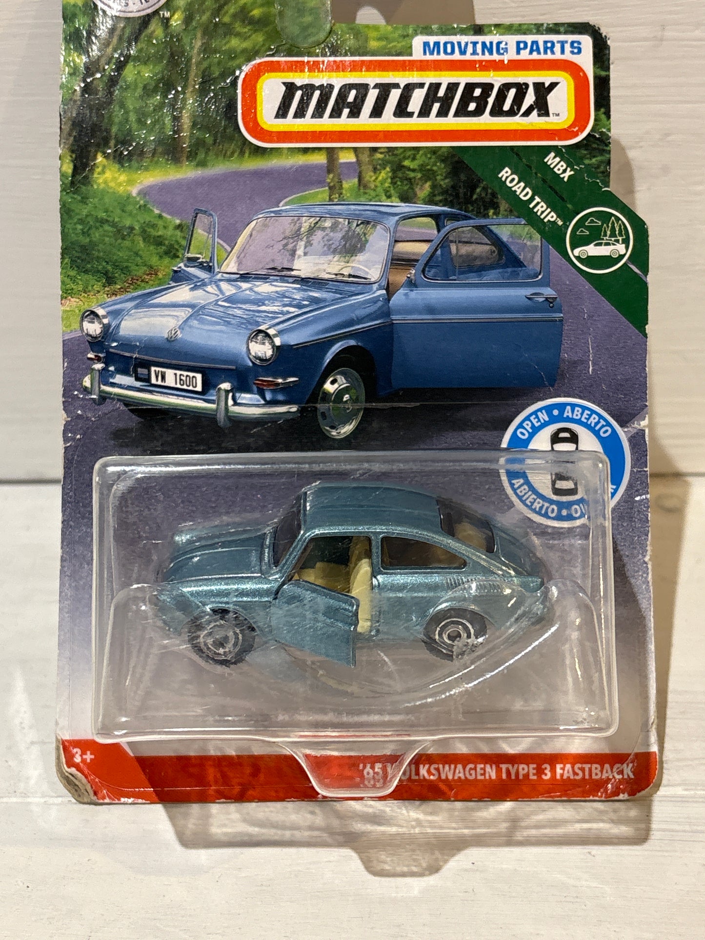 Matchbox Moving Parts - ‘65 VW Type 3 Fastback - blue