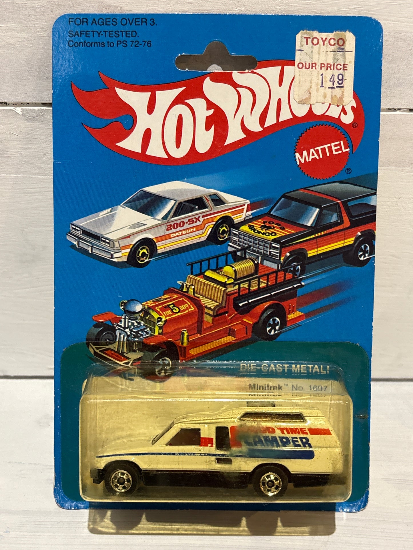 Hot Wheels - Minitrek - Camper - White