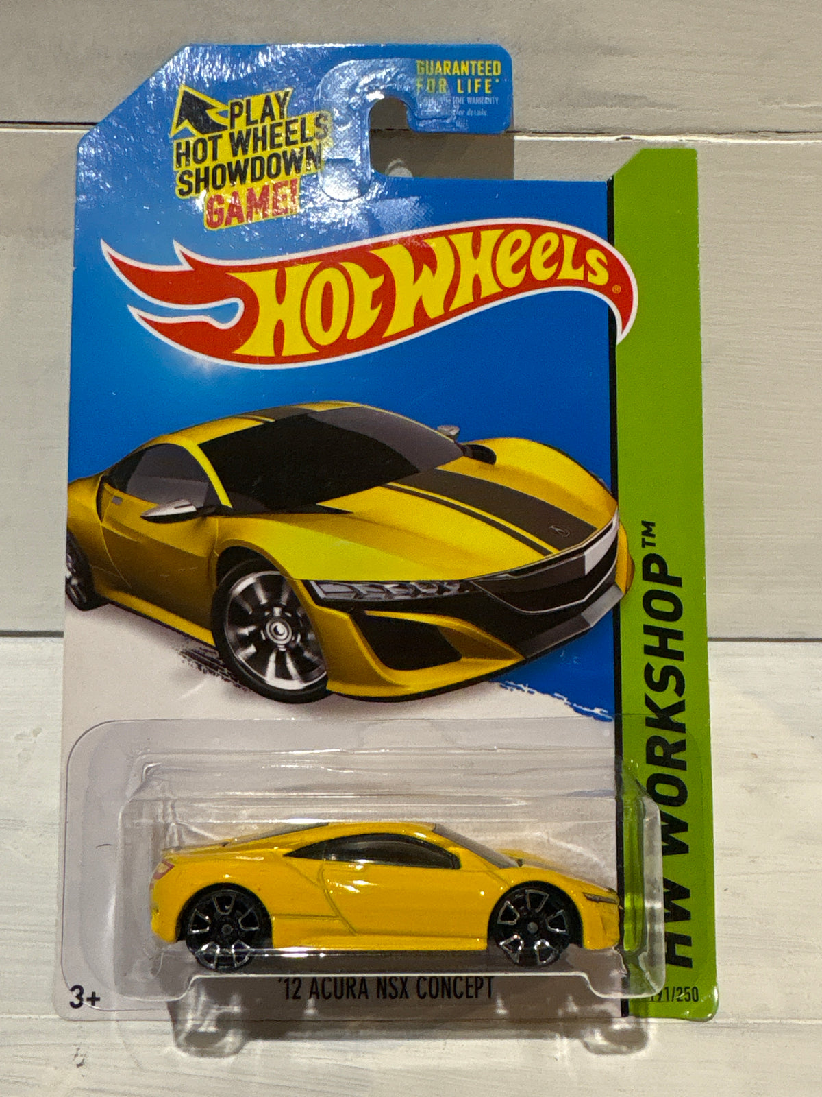 Hot Wheels - ‘12 Acura NSX Concept - HW Workshop - Yellow
