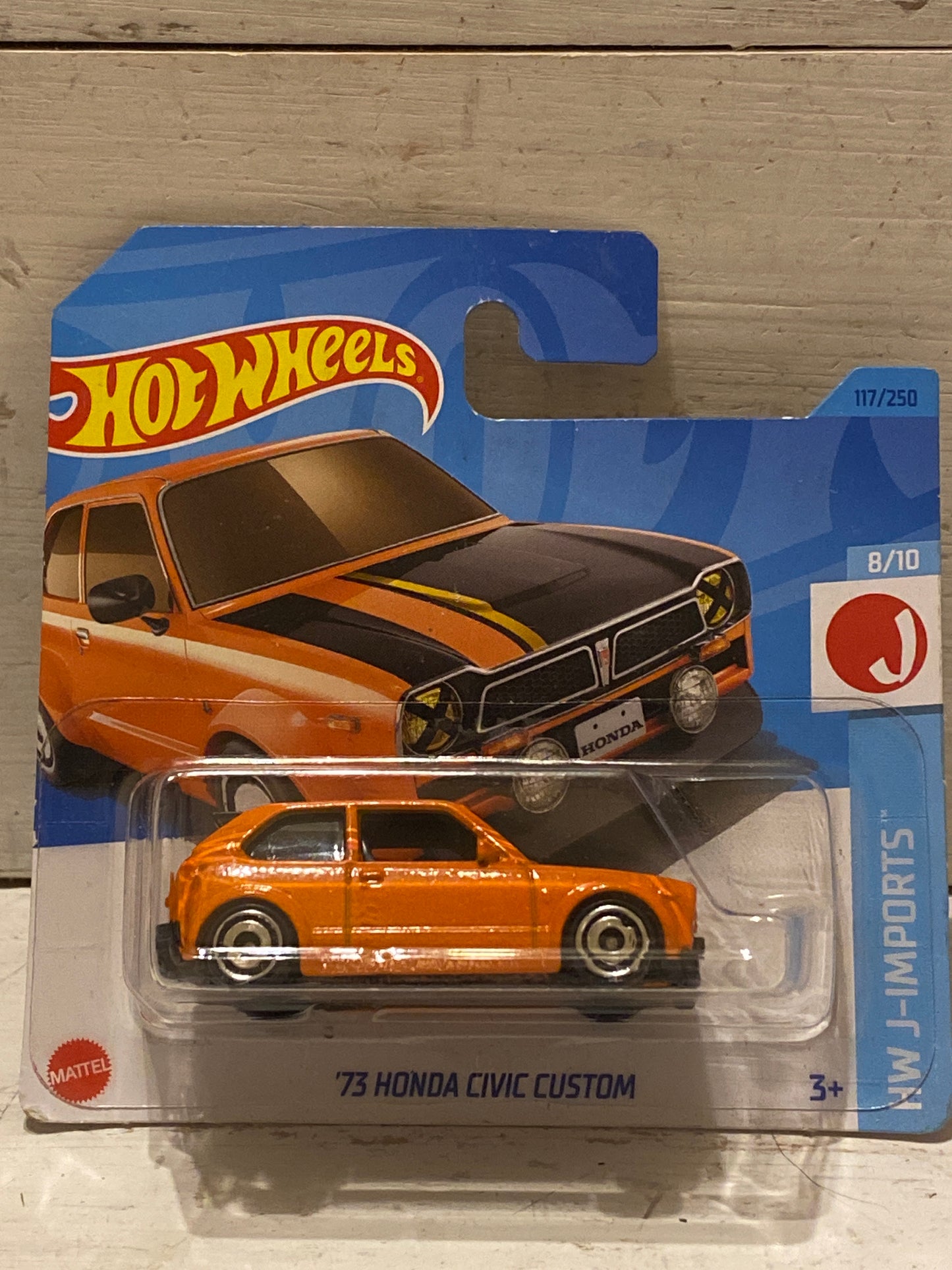 Hot Wheels ‘73 Honda Civic Custom - Orange