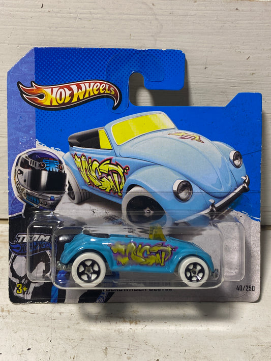 Hot Wheels - Volkswagen Beetle Convertible - Blue Team