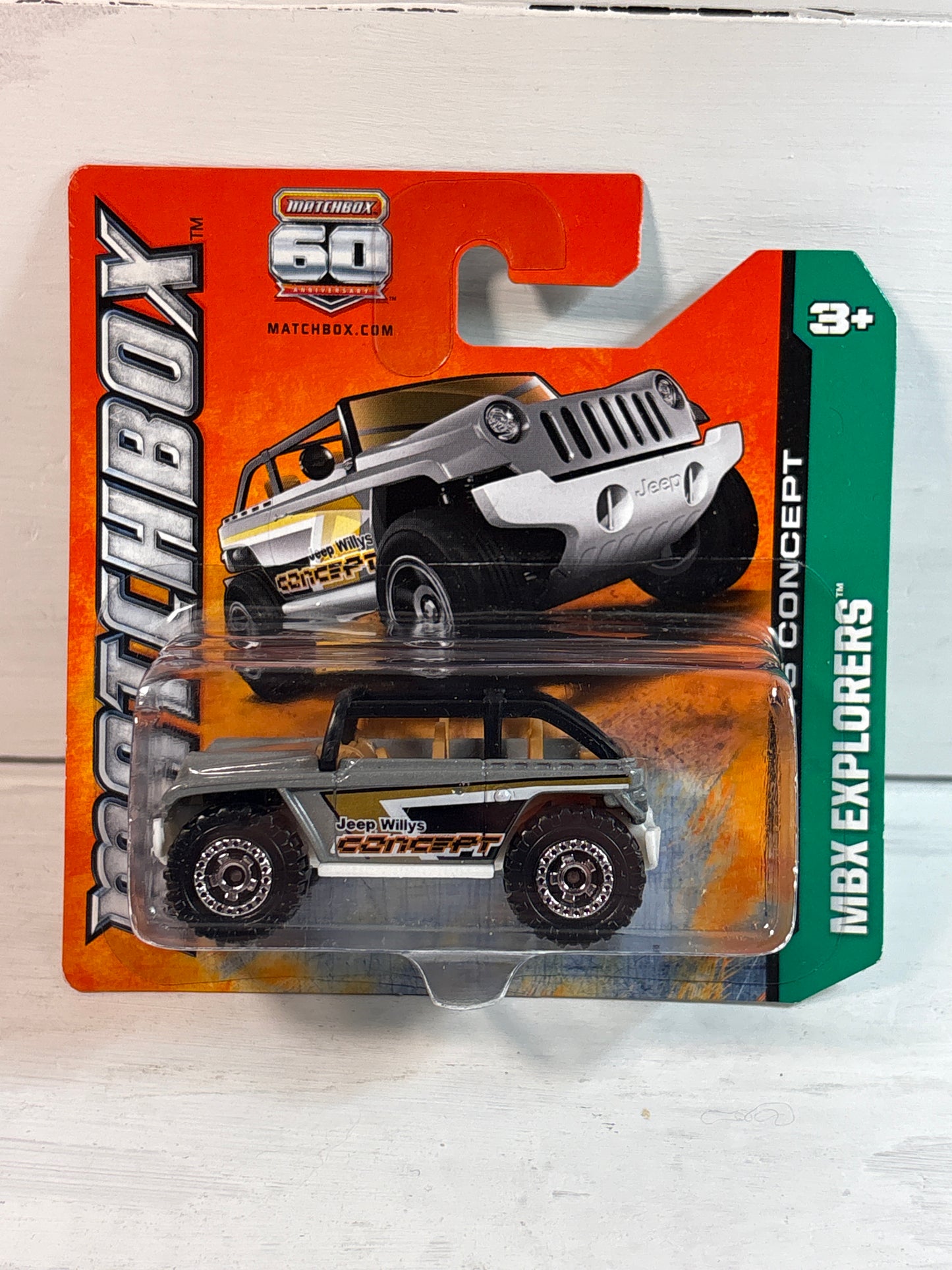 Matchbox - Jeep Willys Concept - Grey & White