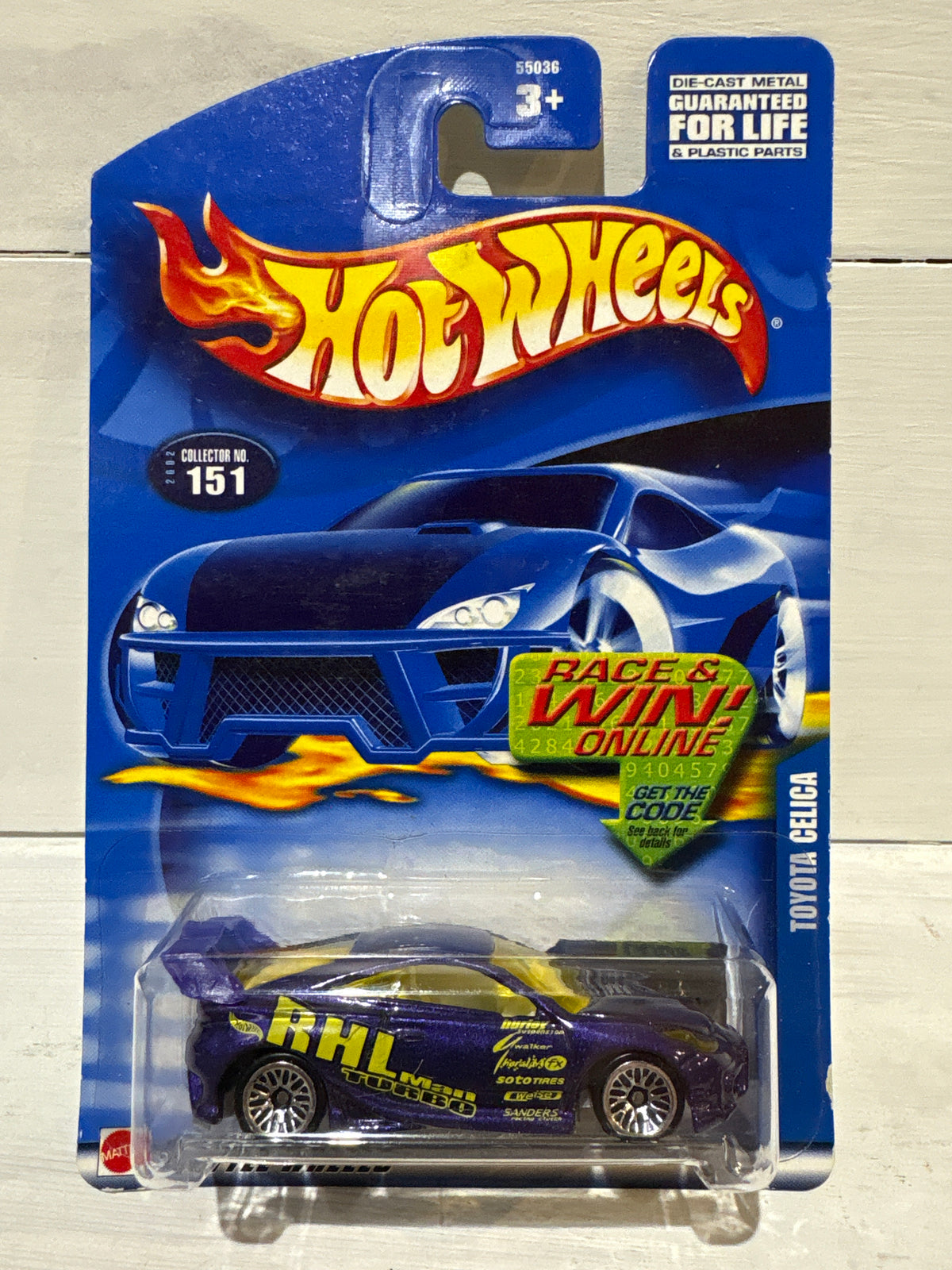 Hot Wheels - Toyota Celica - Purple - Collector No. 151