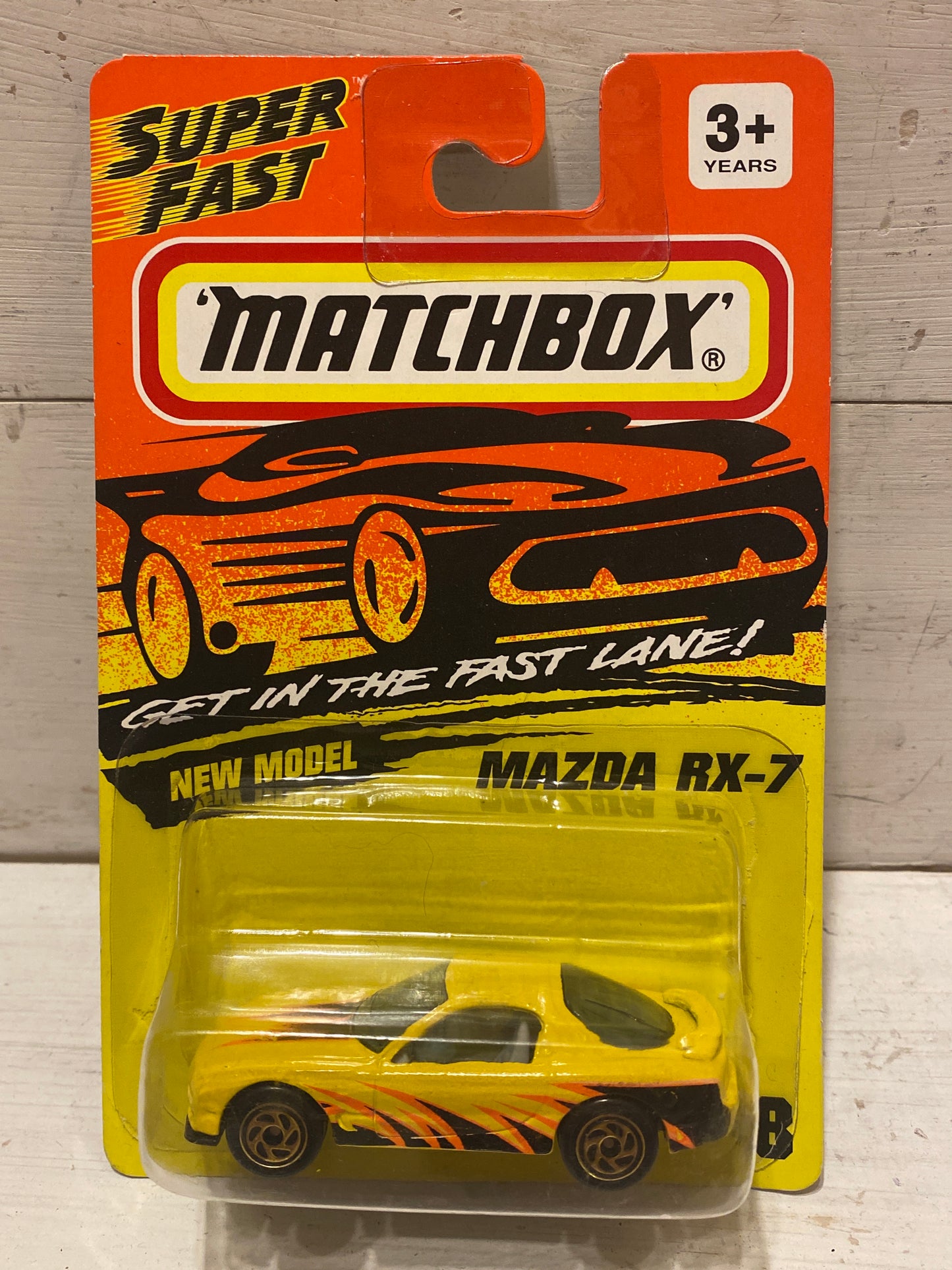 Matchbox Mazda RX-7 yellow
