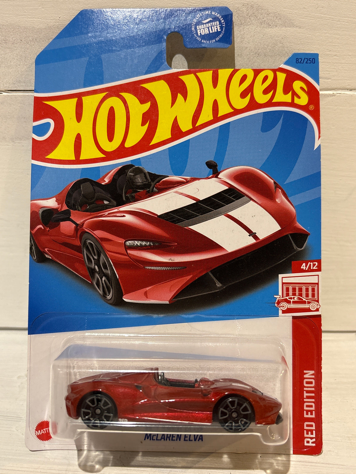 Hot Wheels Red Edition - McLaren Elva