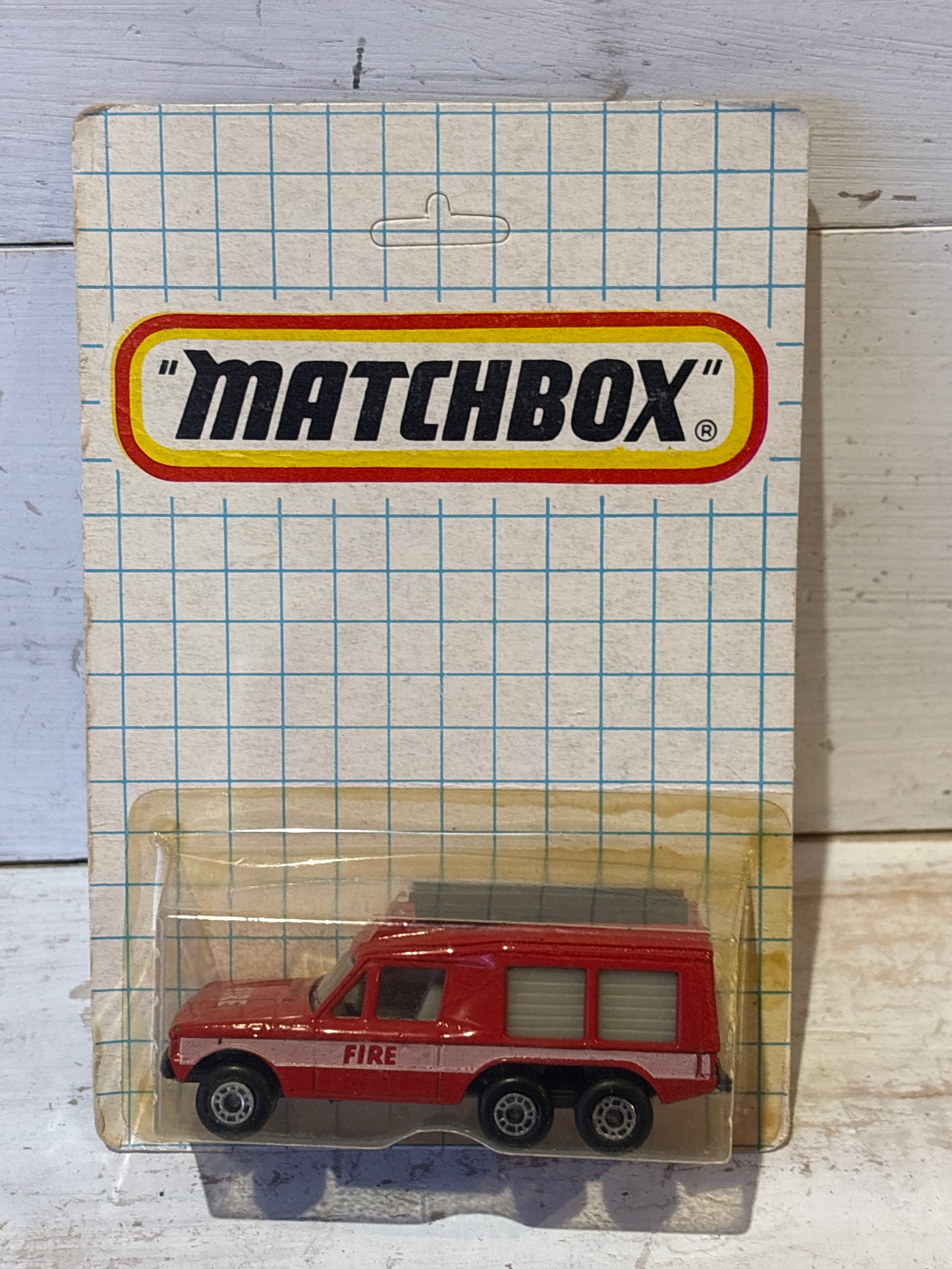 Matchbox - Carmichael Commando - Bulgarian Issue - Red