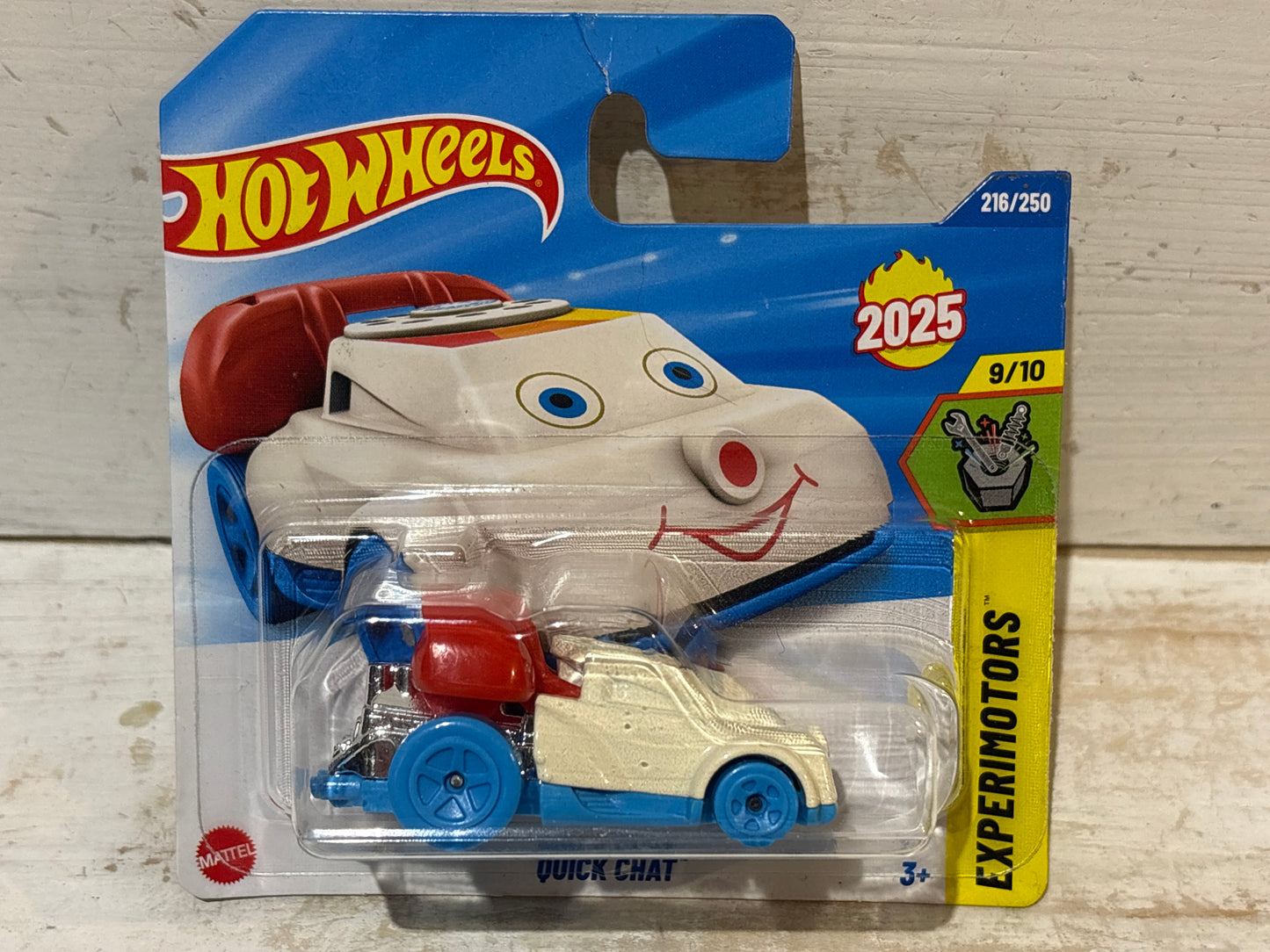 Hot Wheels - Quick Chat - Experimotors - White