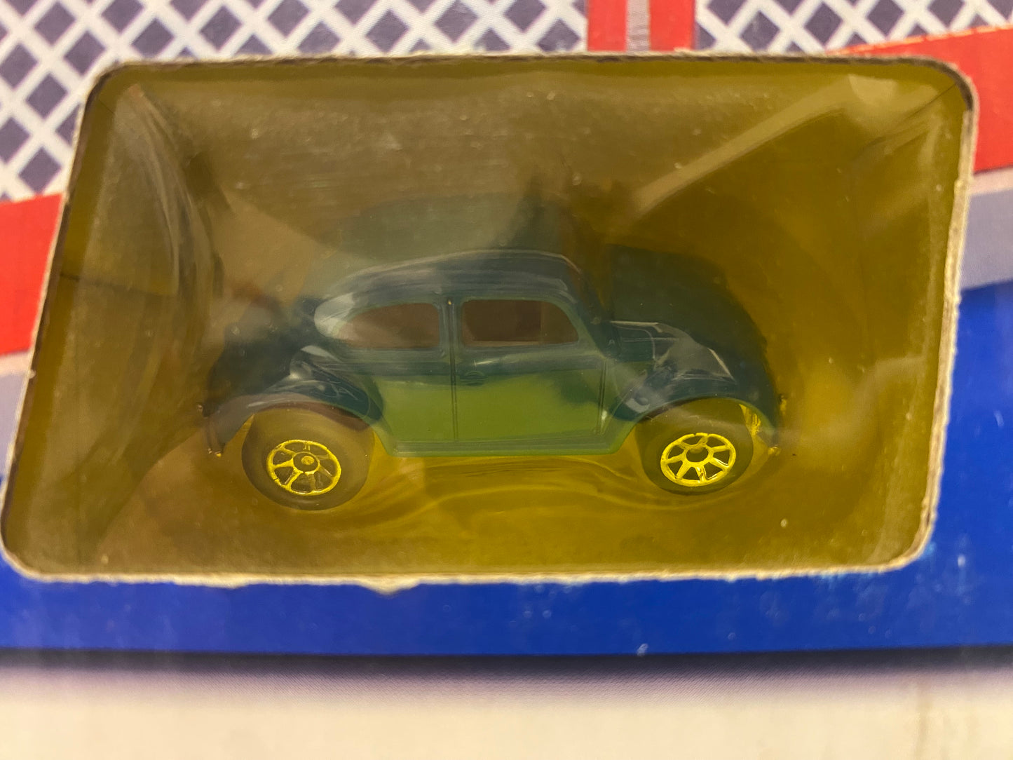 Hot Wheels Car Crusher with Rare Blue VW