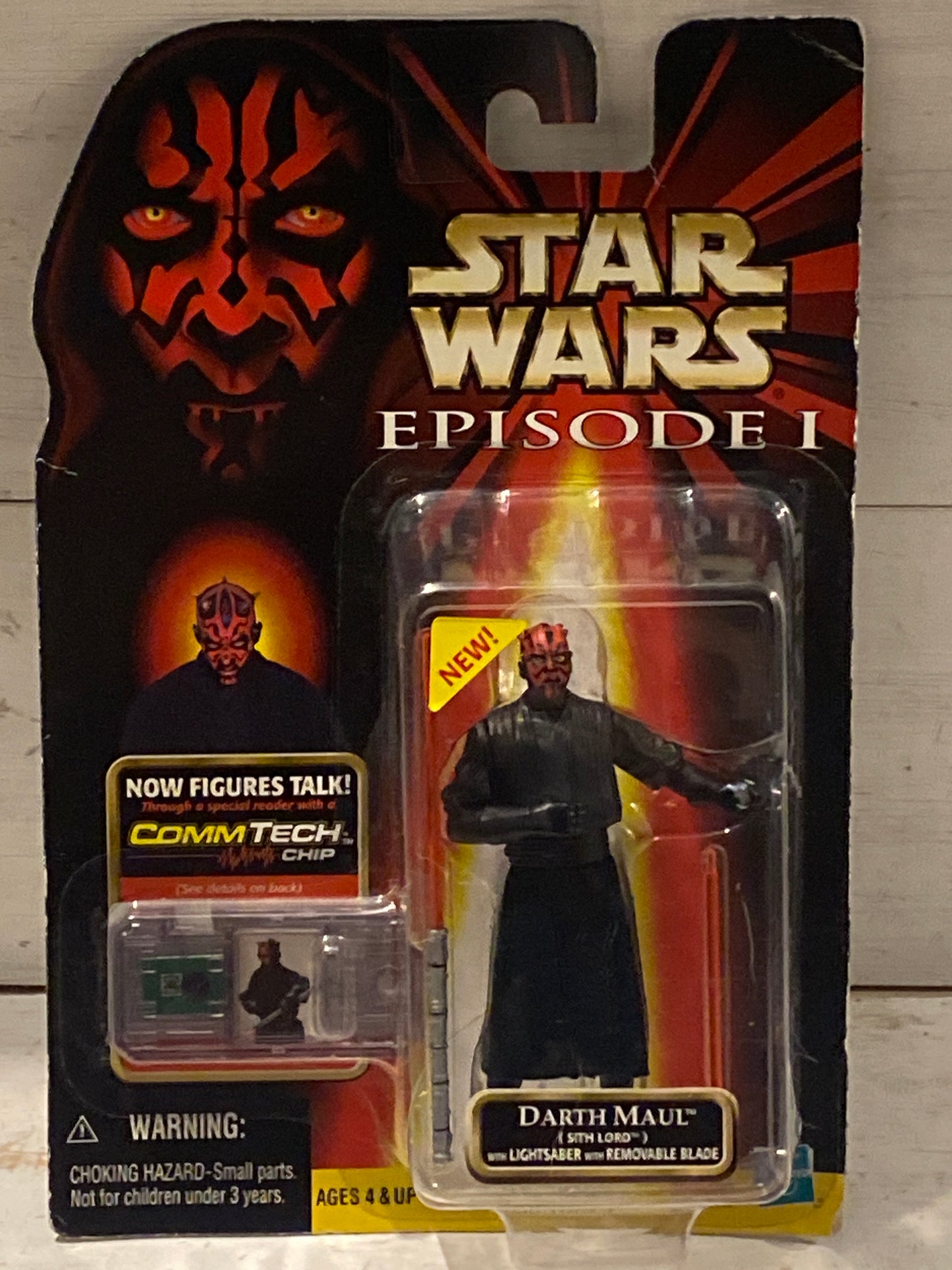 Star Wars Episode 1 - Darth Maul (Sith Lord) with Lightsaber & Removable Blade
