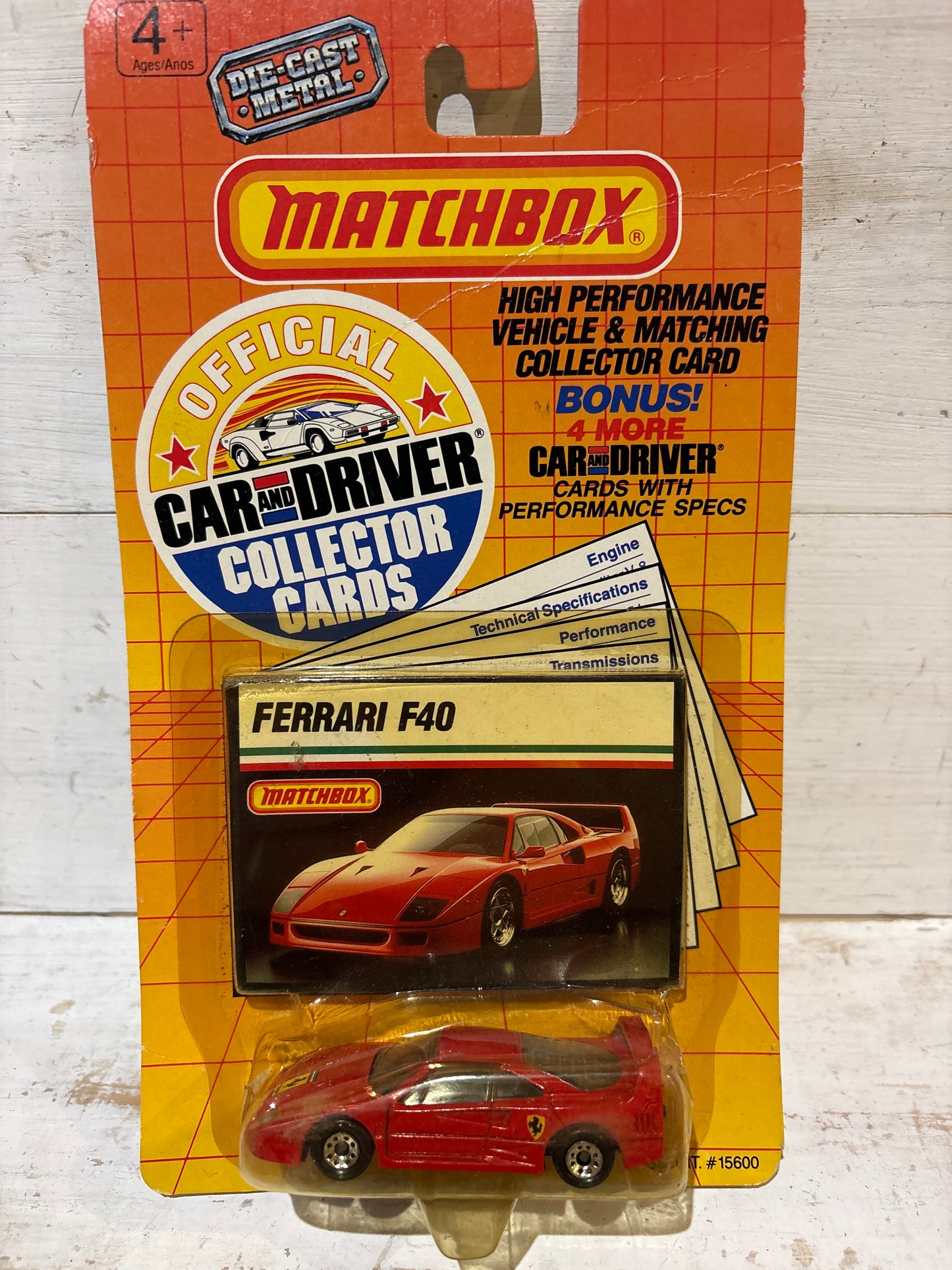 Matchbox Car & Driver - Ferrari F40