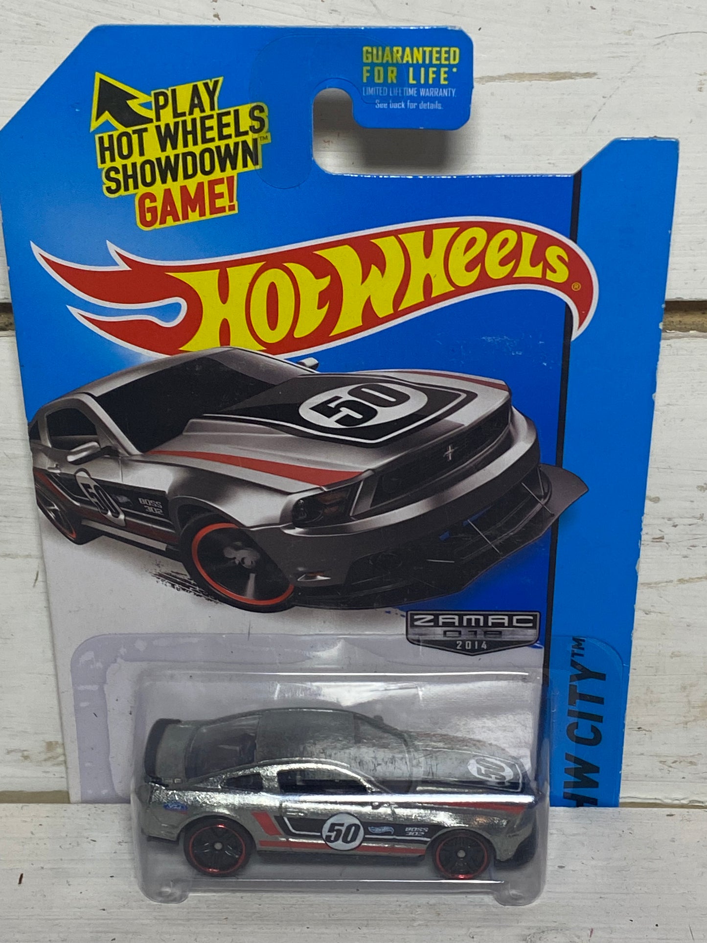 Hot Wheels - Walmart ZAMAC Exclusive ‘12 Ford Mustang Boss 302 Laguna Seca -