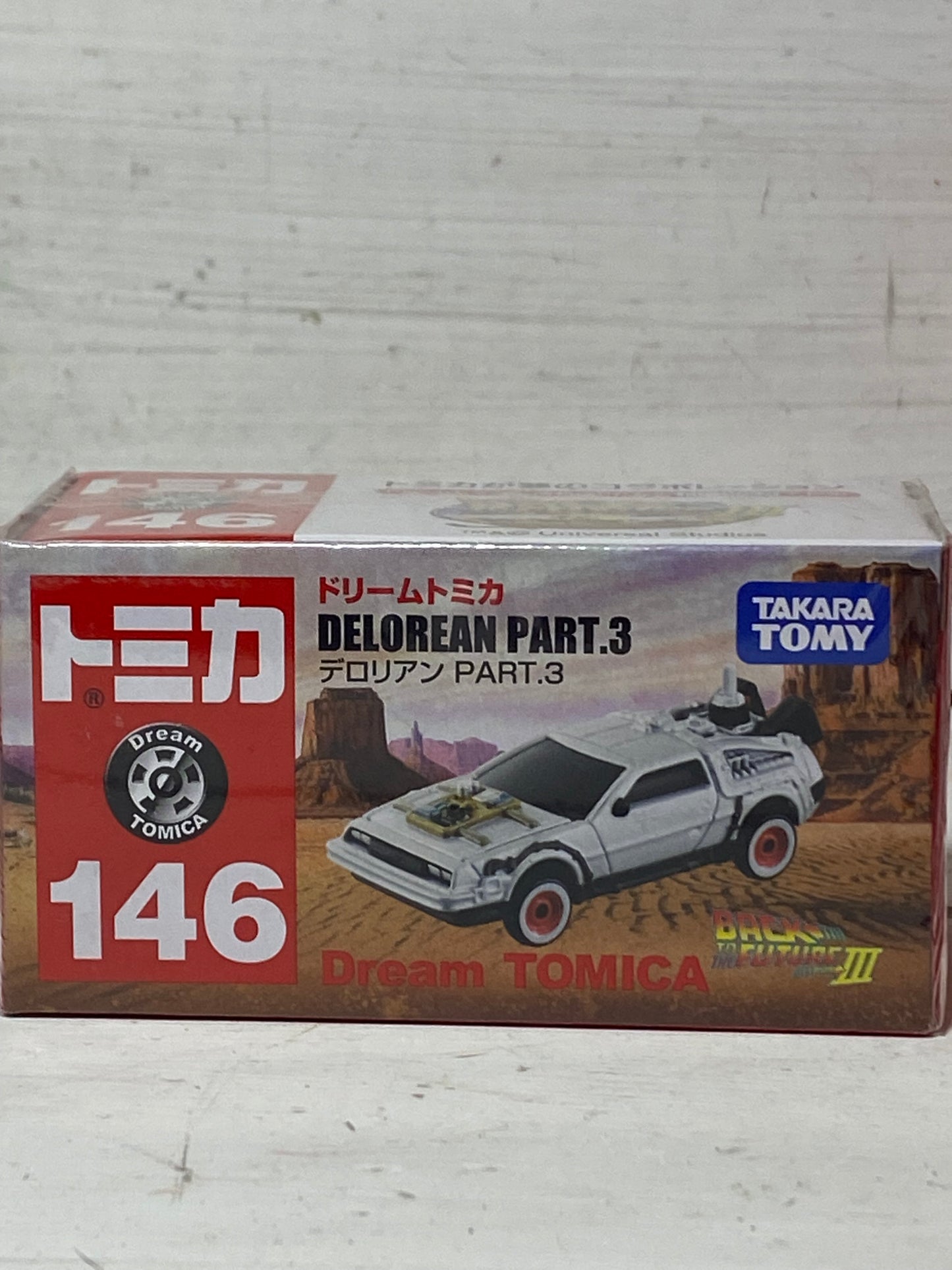 Dream Tomica 146 BTTF Part 3 Delorean