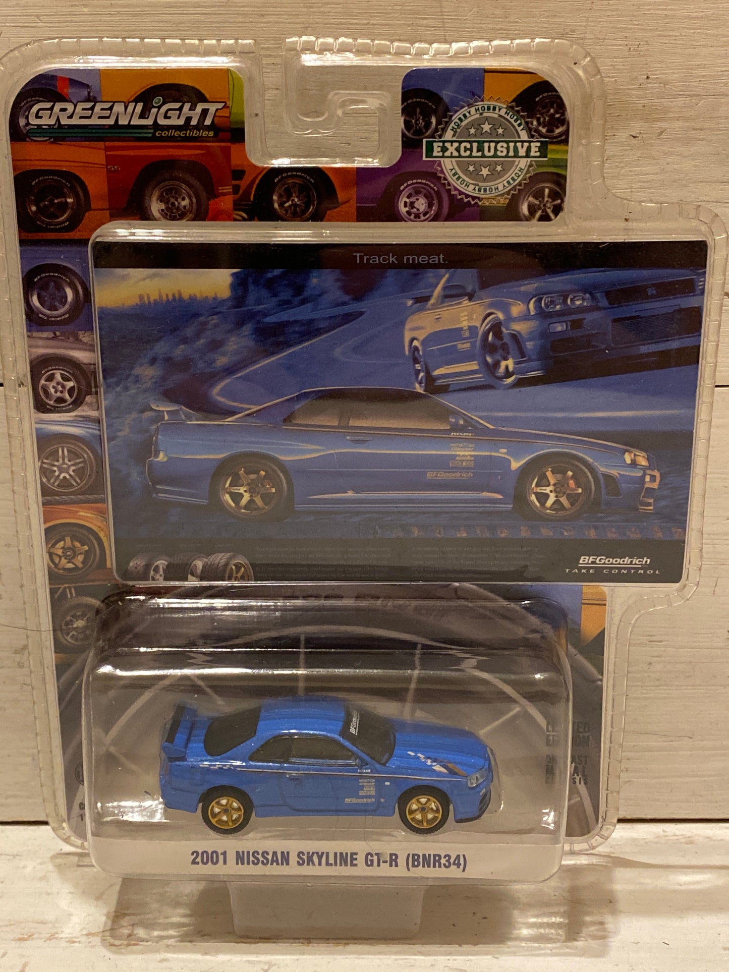Greenlight Collectibles BFGoodrich 2001 Nissan Skyline GT-R (R34)