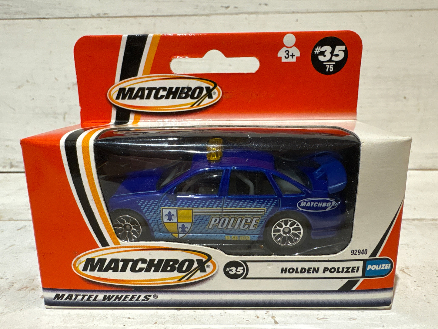 Matchbox - Holden Commodore Police Car - German box