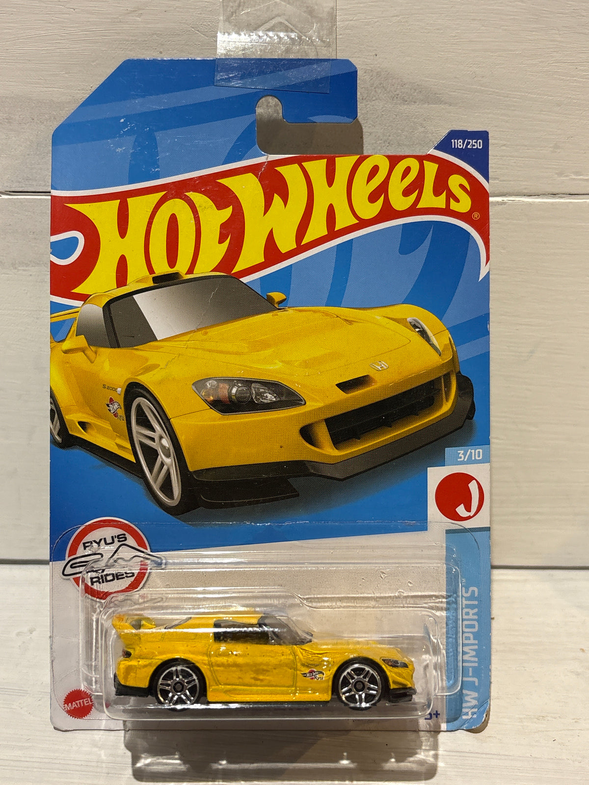 Hot Wheels - Honda S2000 - HW J-Imports - Yellow - Ryu’s Rides