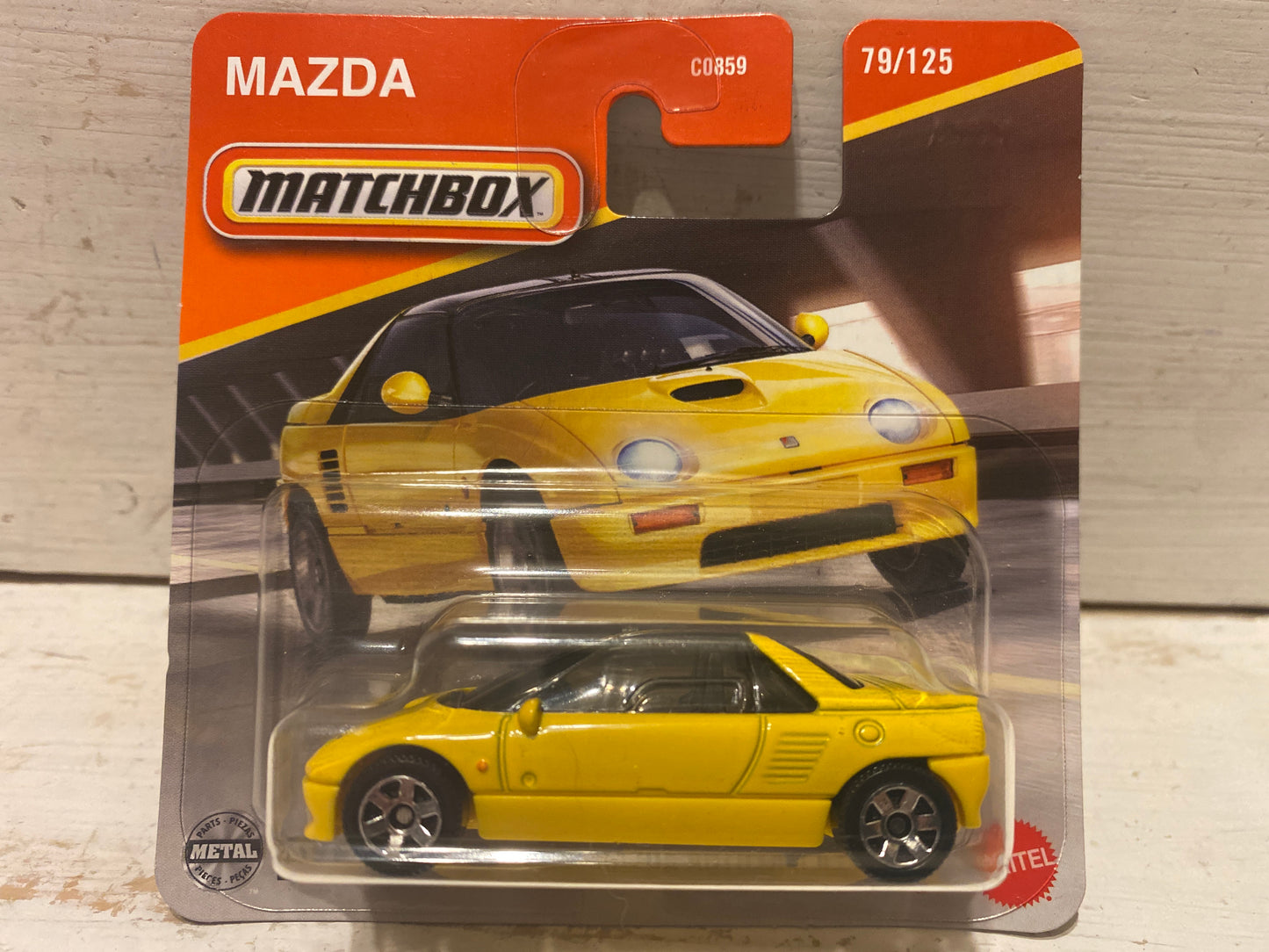 Matchbox - 1982 Mazda Autozam AZ-1 - Yellow
