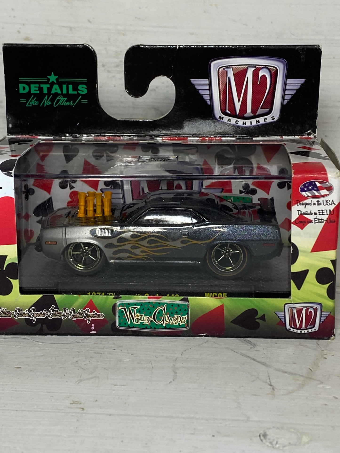 M2 Machines Wild Cards - 1971 Plymouth Cuda 440
