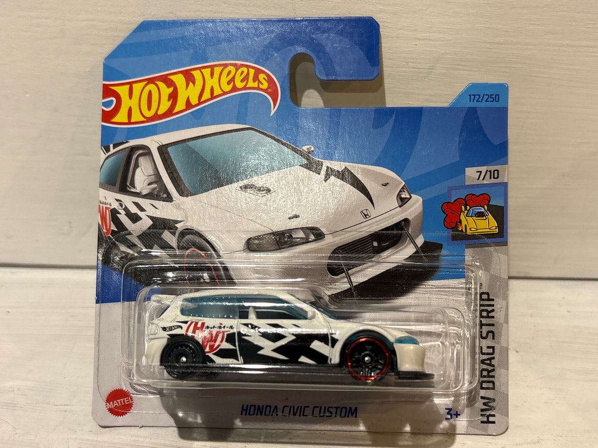 Hot Wheels - Honda Civic Custom - HW Drag Strip - white