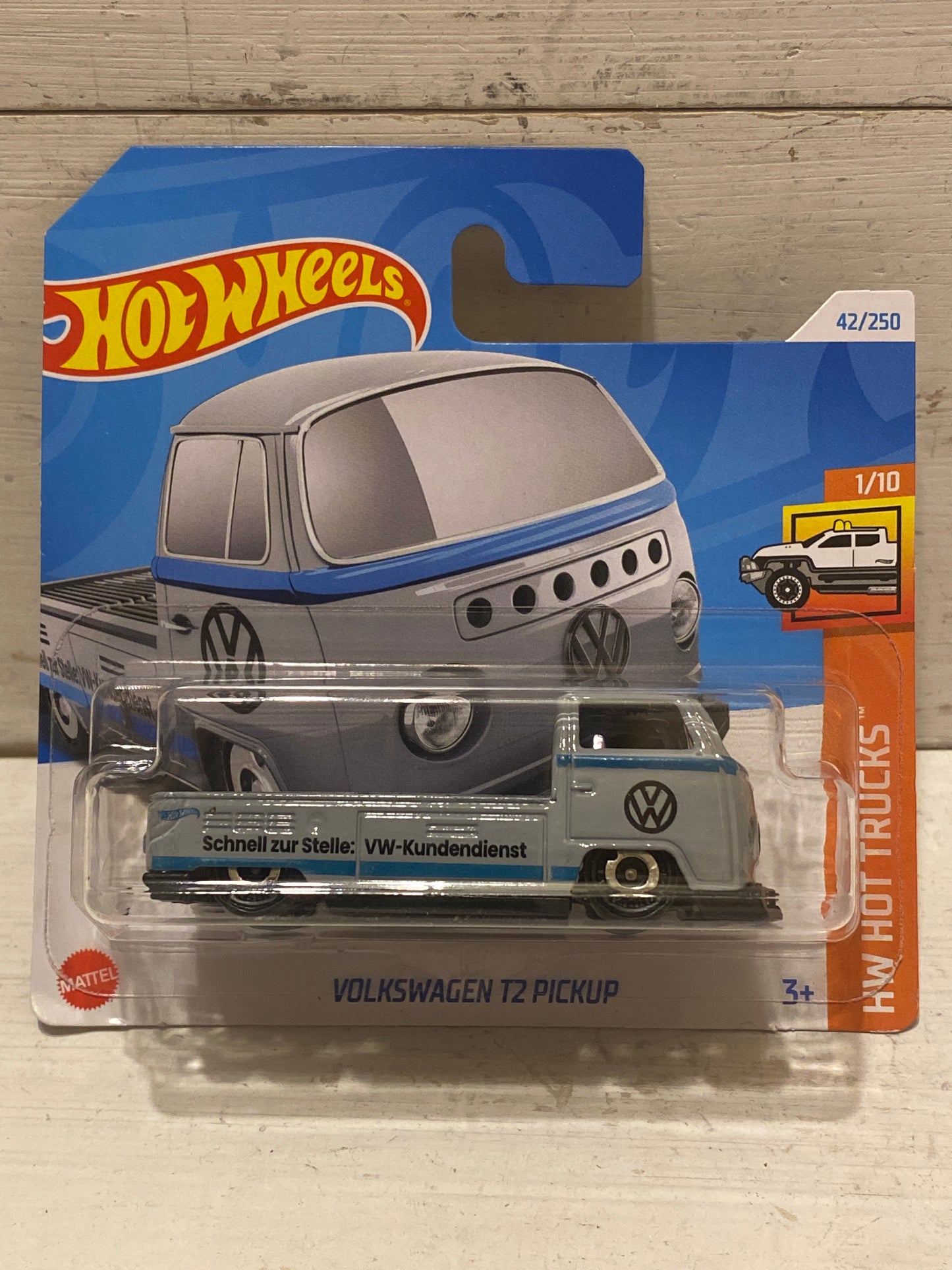 Hot Wheels Volkswagen T2 Pick-up - Grey