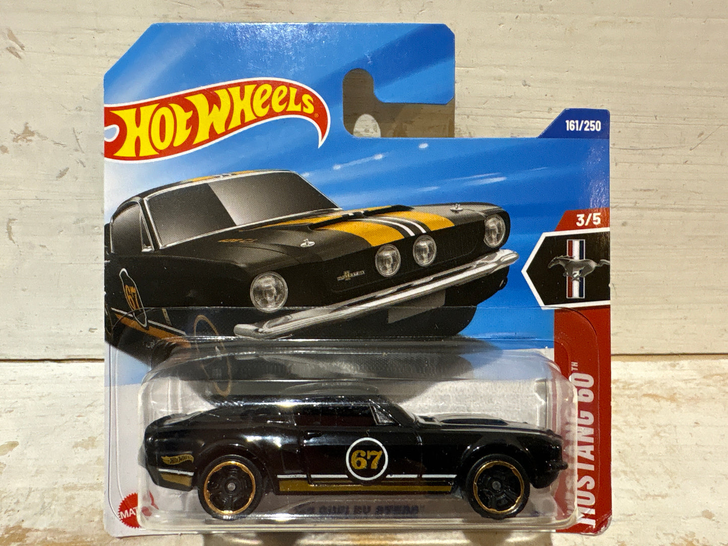 Hot Wheels - ‘67 Shelby GT500 - Black - Mustang 60