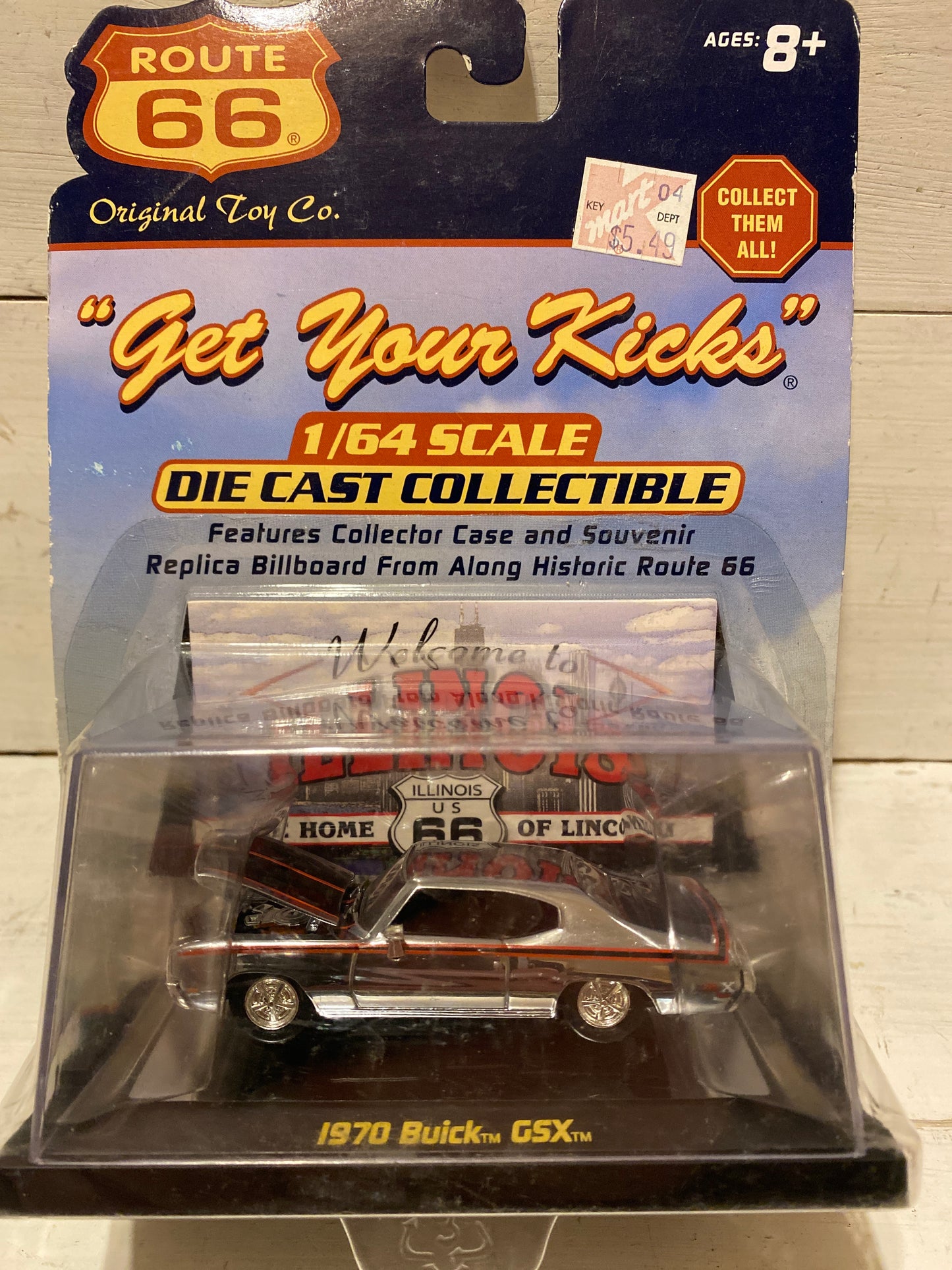 Original Toy Co Route 66 - ‘Get Your Kicks’ Series KMart Exclusive - 1970 Buick GSX - Chase