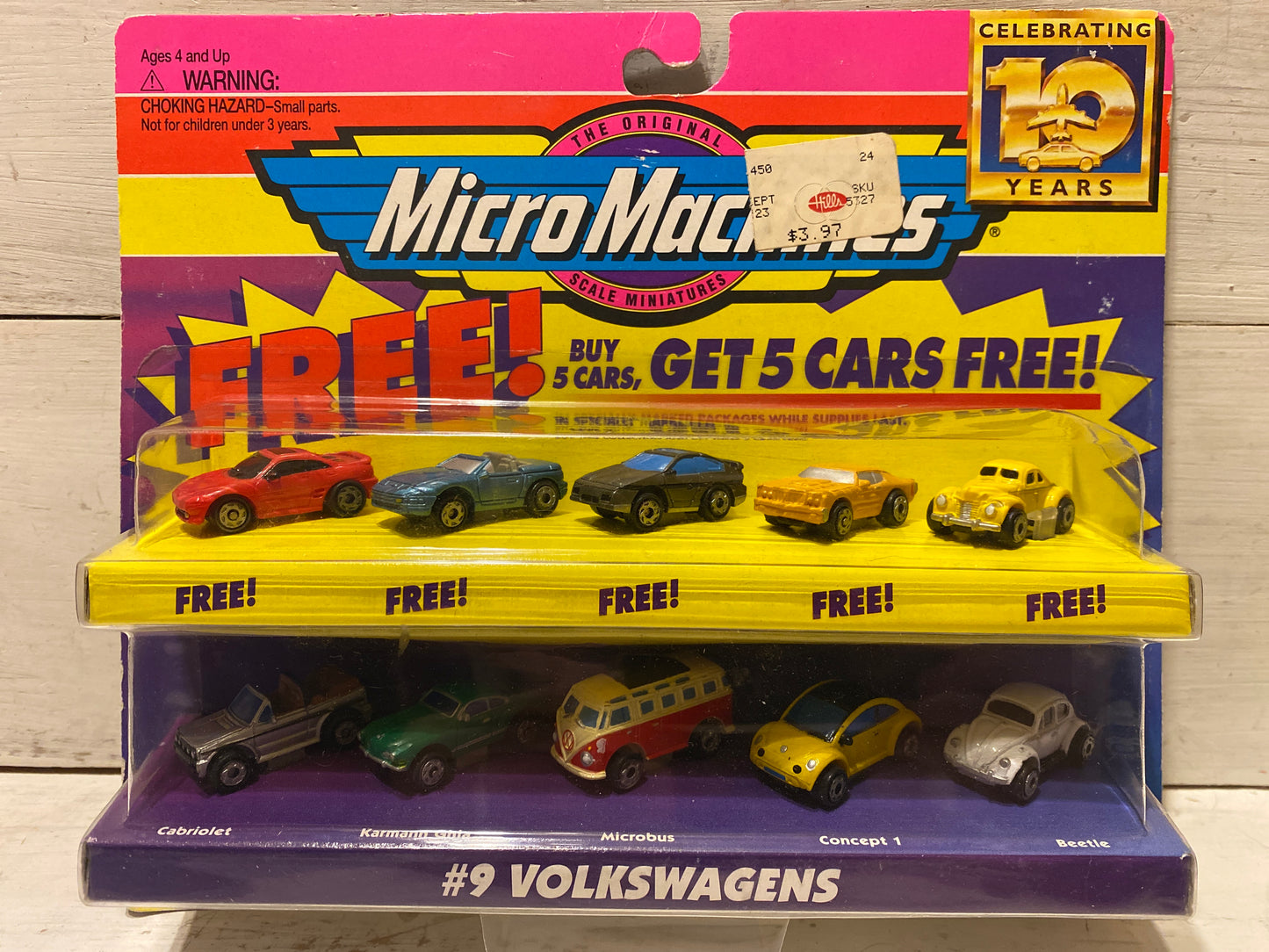 Micro Machines #9 Volkswagens with 5 free models