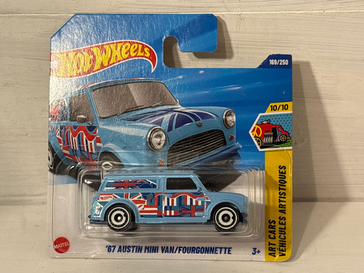 Hot Wheels - ‘67 Austin Mini Van - Art Cars - Blue