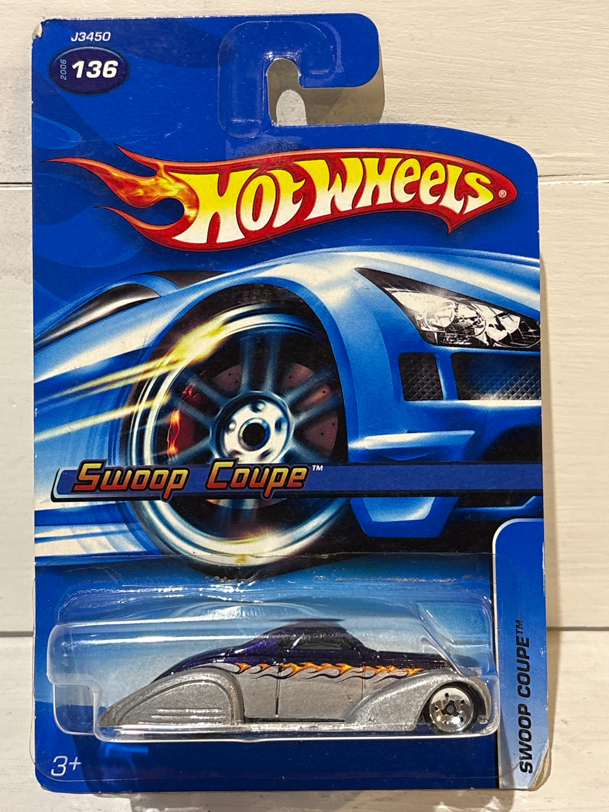 Hot Wheels - Swoop Coupe - 2006 #136 - Purple over Silver