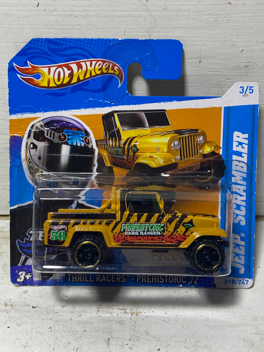 Hot Wheels - Jeep Scrambler - Prehistoric Park Ranger - Team Blue