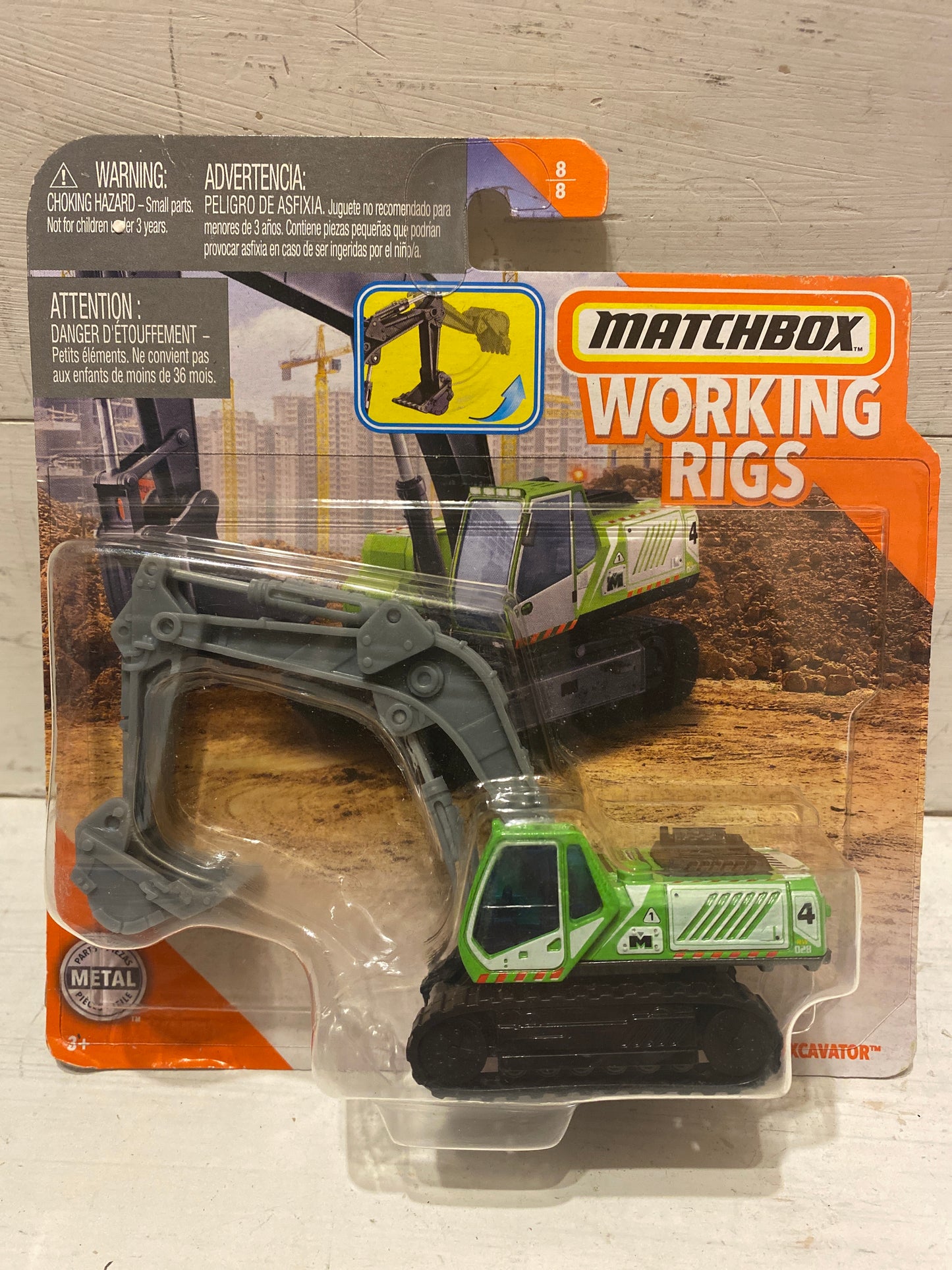 Matchbox Working Rigs - MBX Excavator