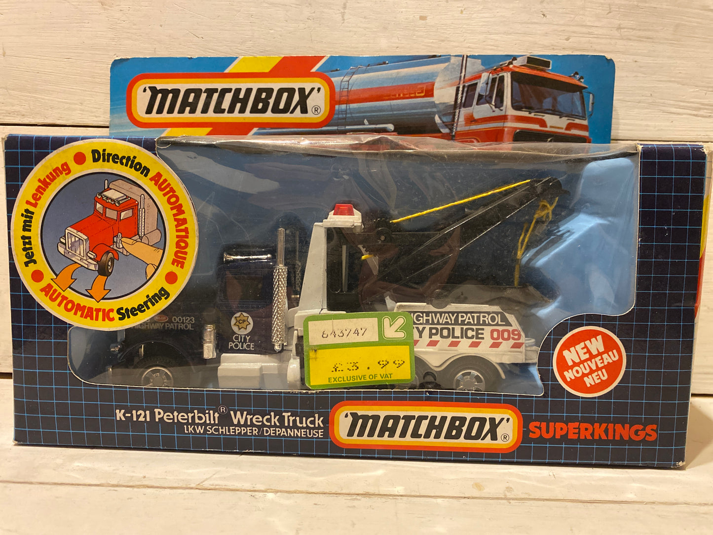Matchbox Superkings K-121 Peterbilt Wreck Truck