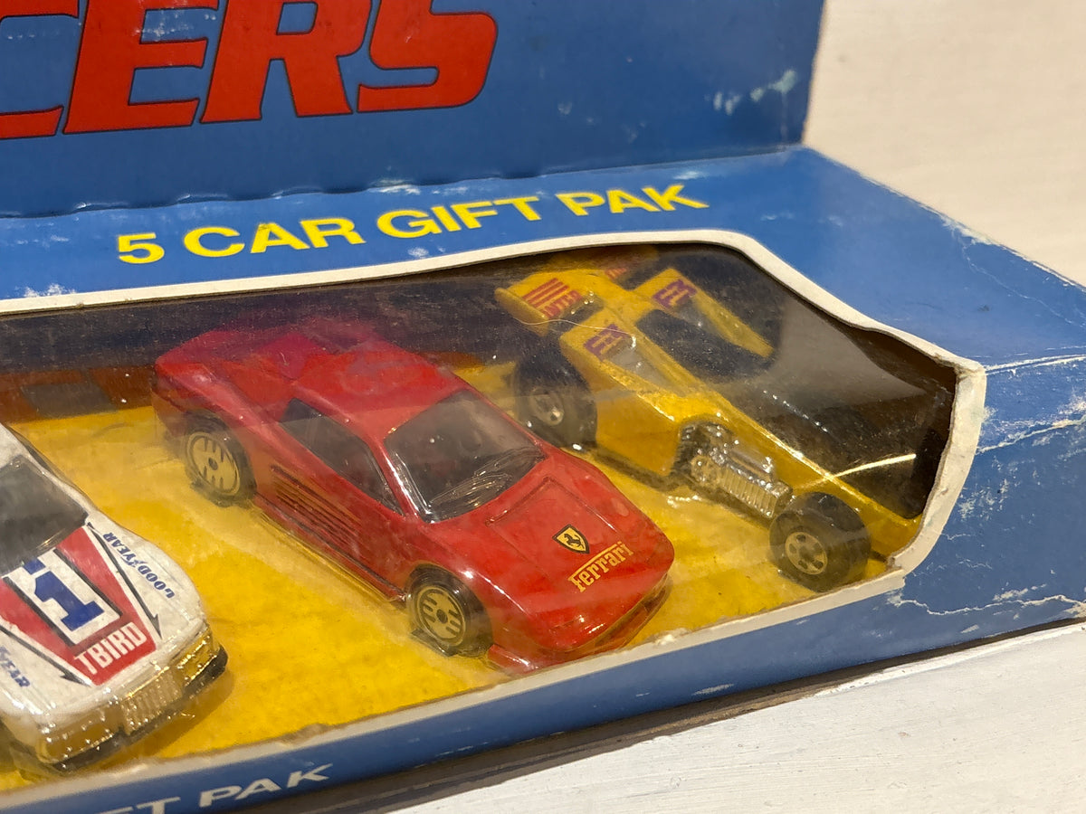 Hot Wheels - Racers 5 Car Gift Pak - Original 1986 Set