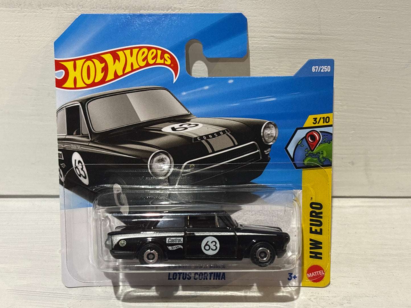 Hot Wheels - Lotus Cortina - Black - HW Euro
