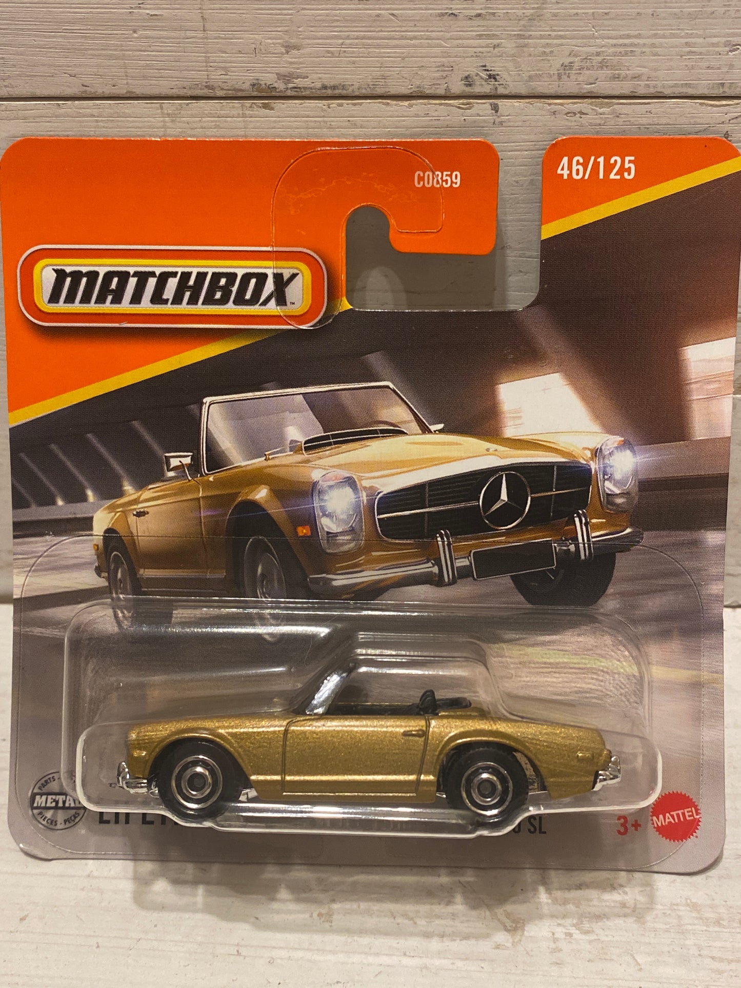 Matchbox 1963 Mercedes-Benz 230 SL - Gold