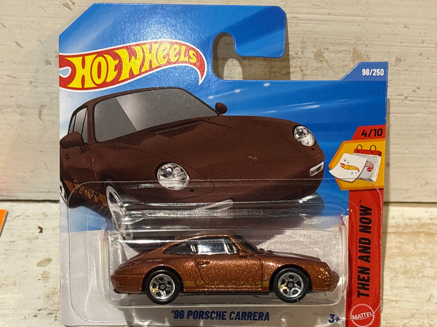 Hot Wheels - ‘96 Porsche Carrera - Then & Now - Brown