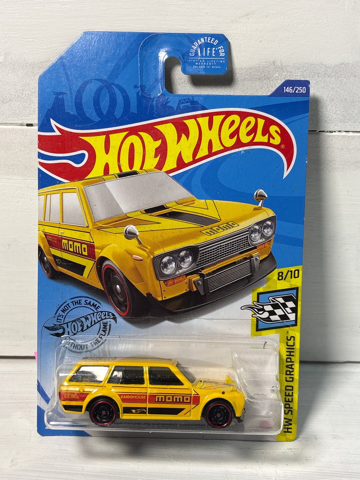 Hot Wheels - Datsun Bluebird 510 Wagon - Yellow Kroger Exclusive