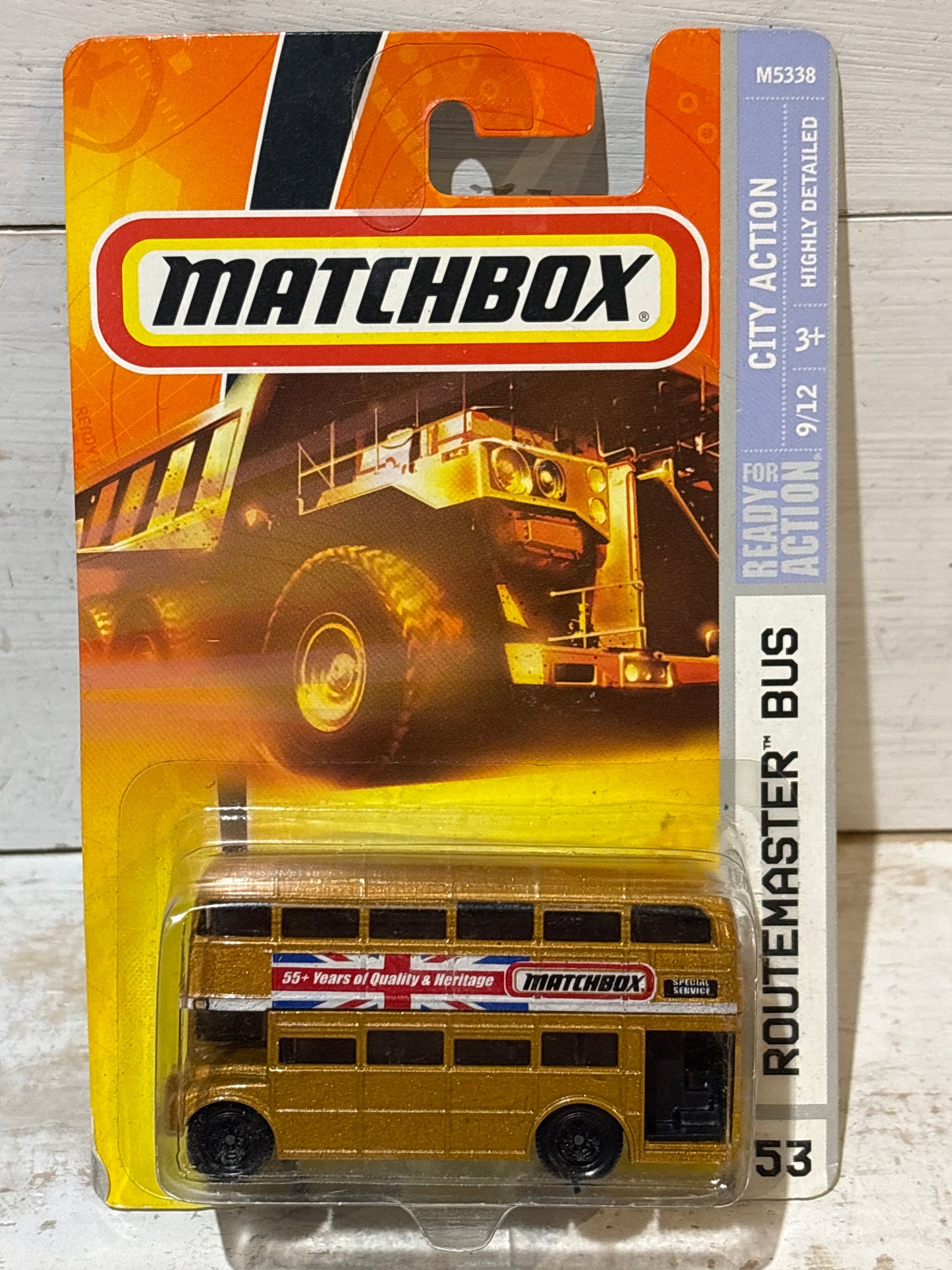 Matchbox - Routemaster Bus - Gold