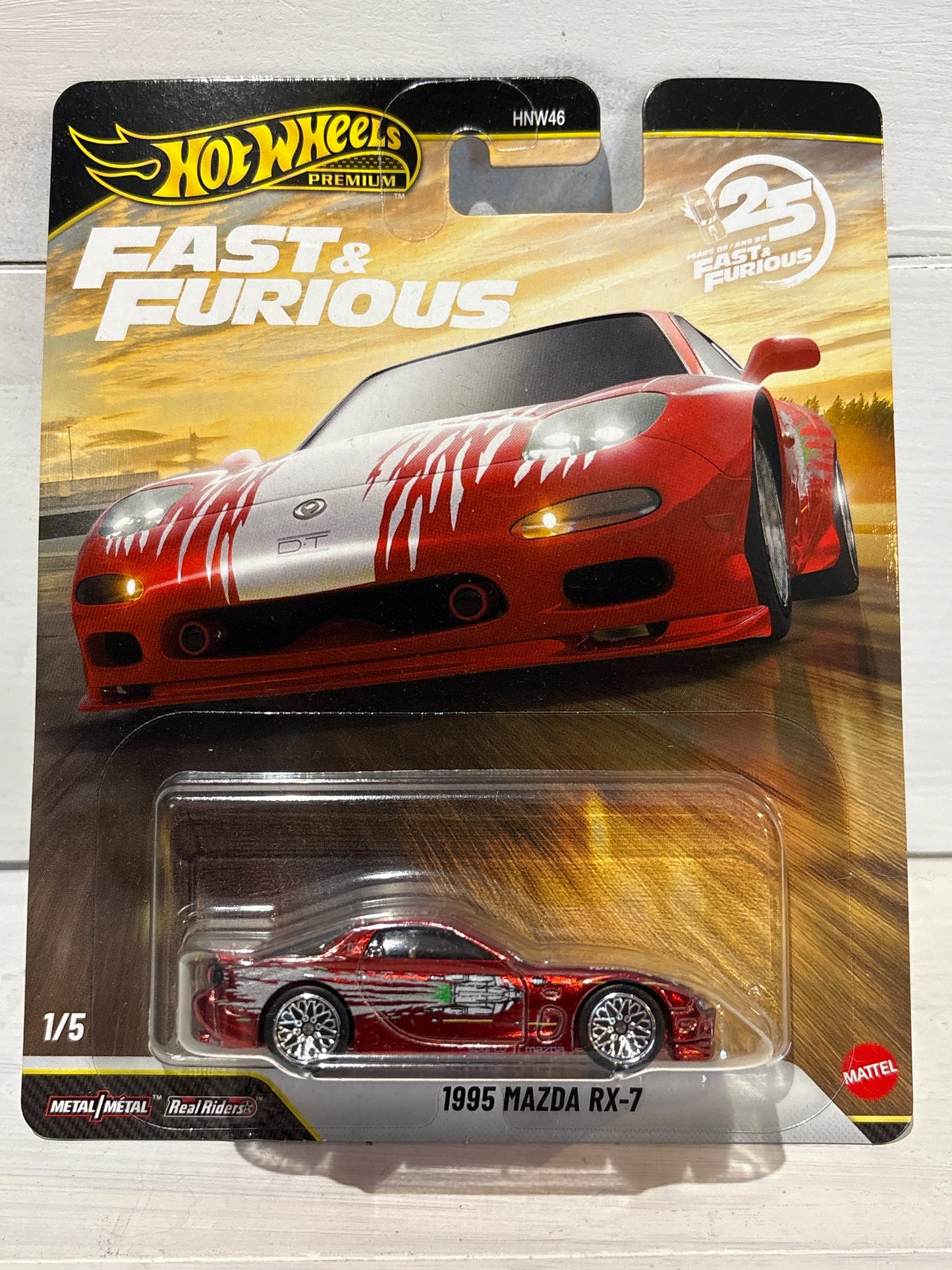 Hot Wheels Fast & Furious - 1995 Mazda RX-7 - Chase