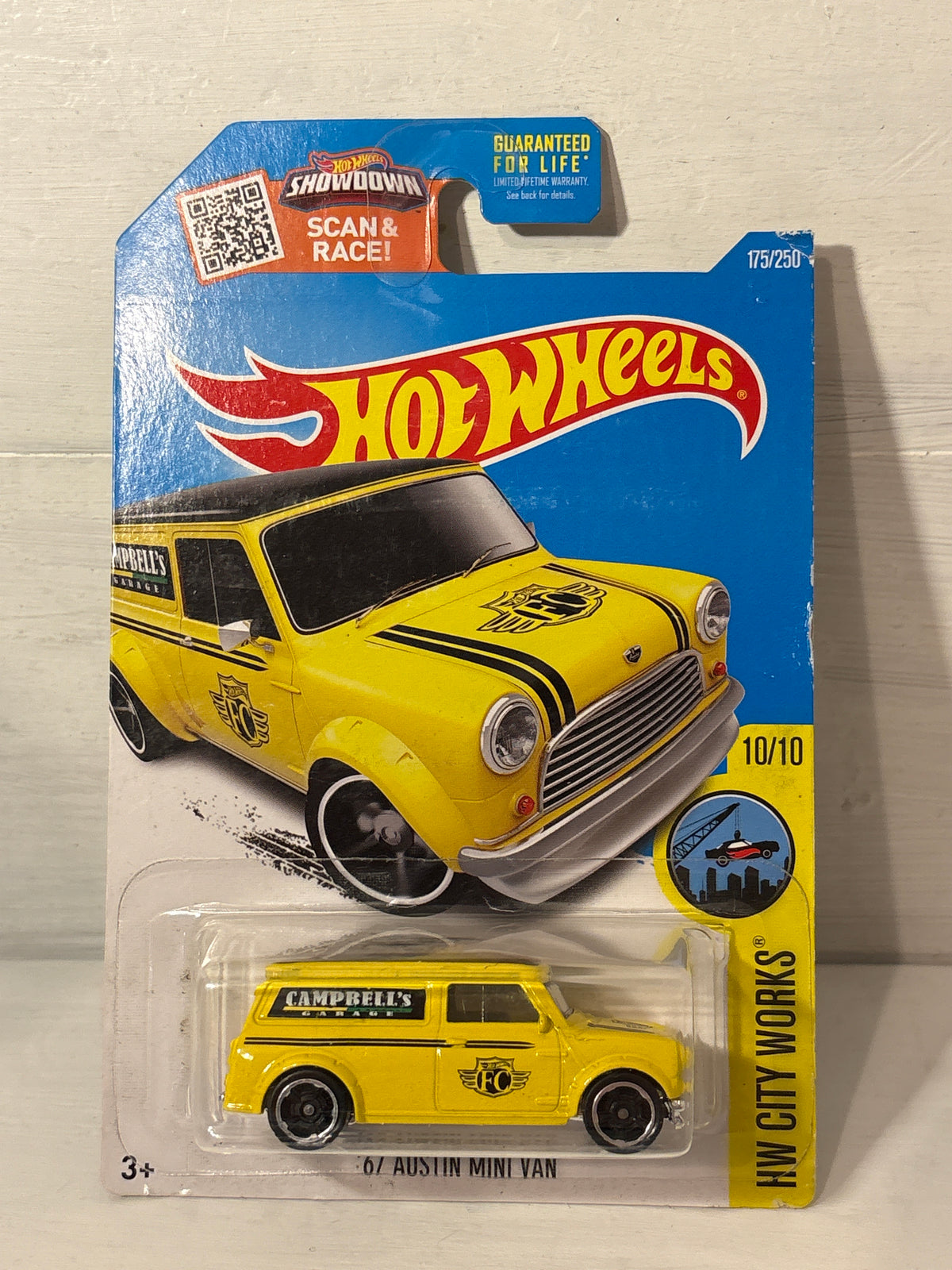 Hot Wheels - ‘67 Austin Mini Van - HW City Works - Yellow