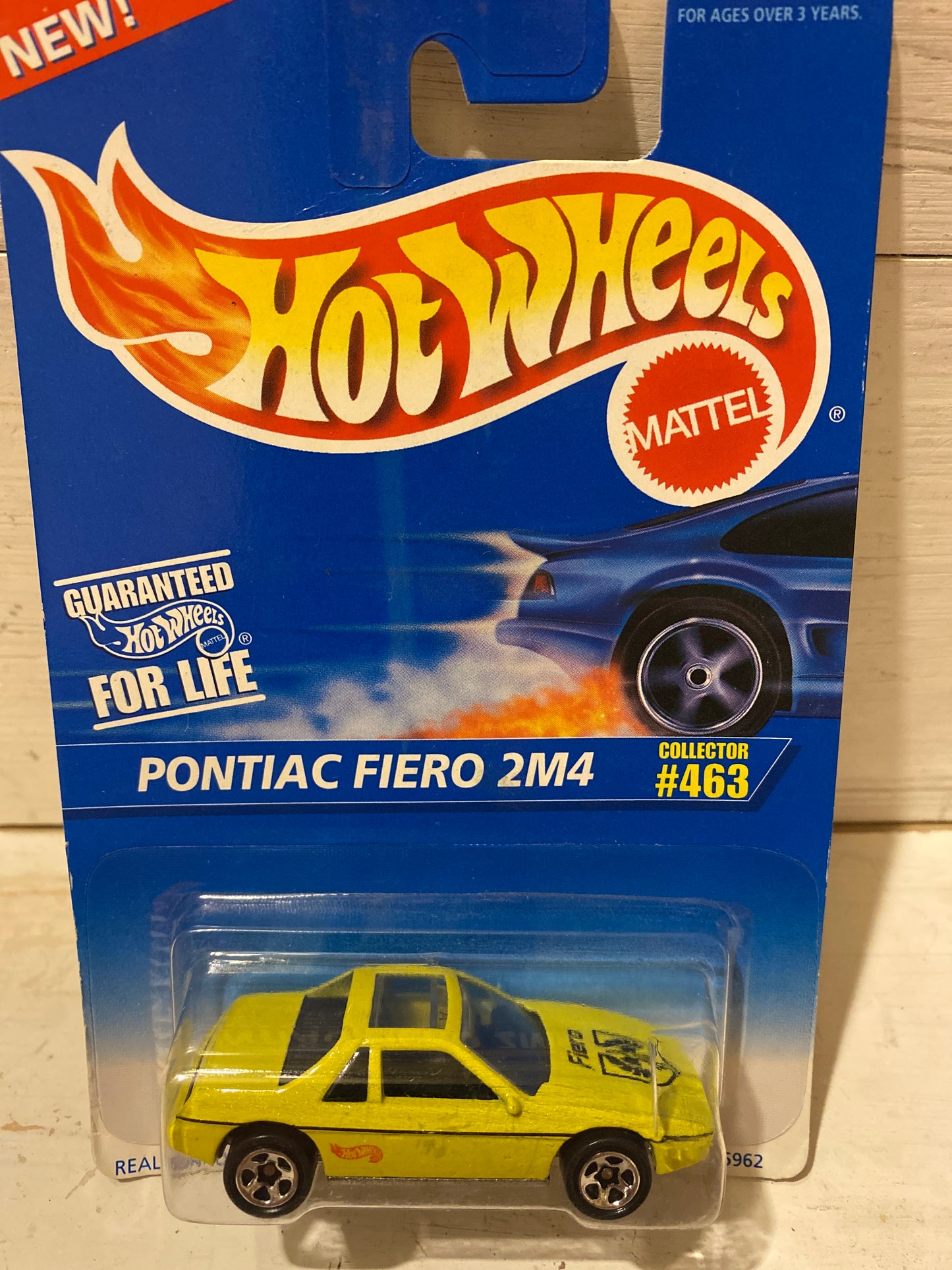 Hot Wheels - Pontiac Fiero 2M4 - Yellow