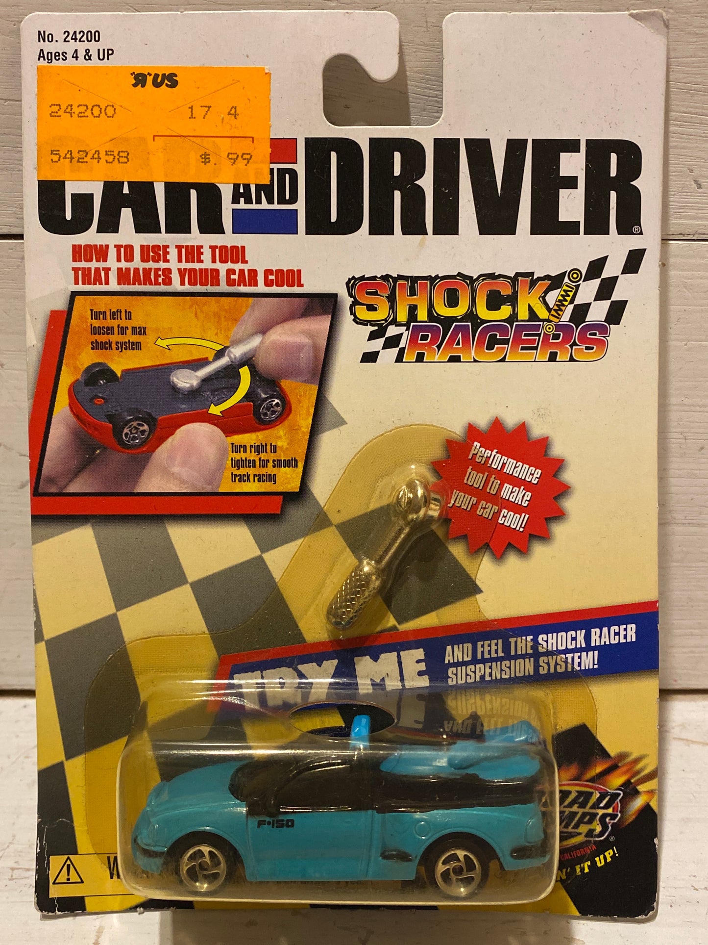 Road Champs - Car and Driver Shock Racers - Ford F150 with Jet Ski