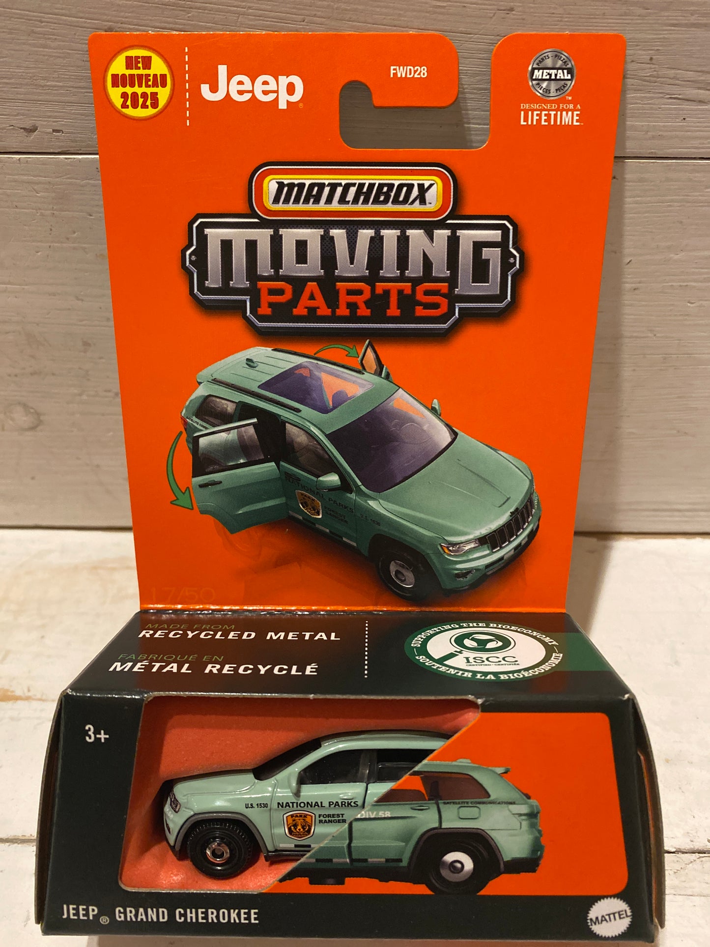 Matchbox Moving Parts - Jeep Grand Cherokee - National Parks