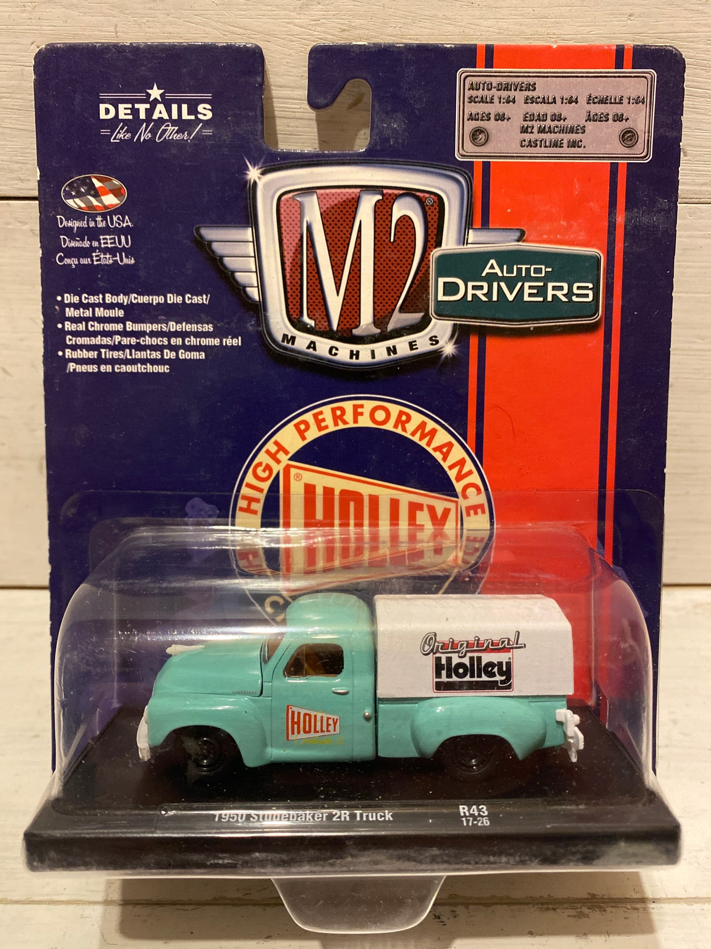 M2 Machines Auto-Drivers - 1950 Studebaker 3R - Holley