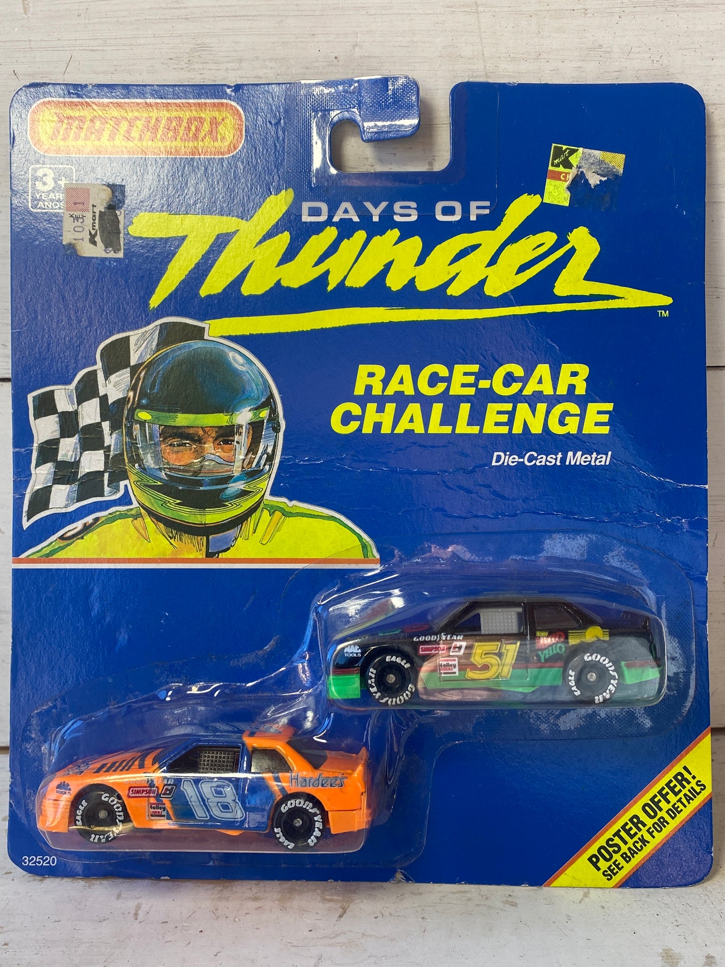 Matchbox Days of Thunder - Race car Challenge Chevrolet Lumina Twin Pack