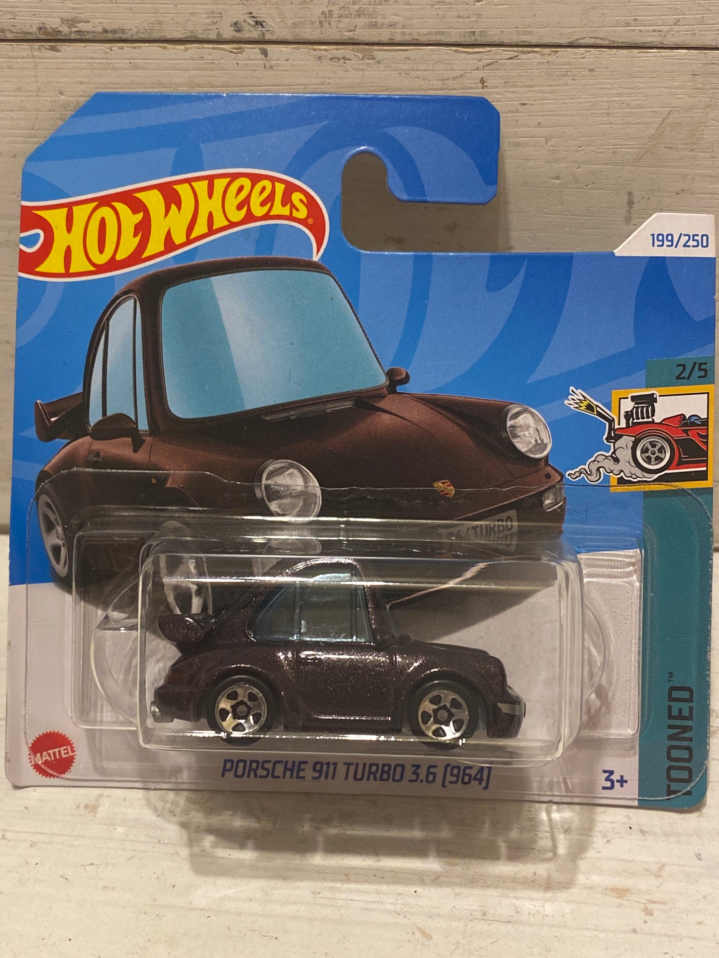 Hot Wheels Porsche 911 Turbo 3.6 (964) - Black - Tooned